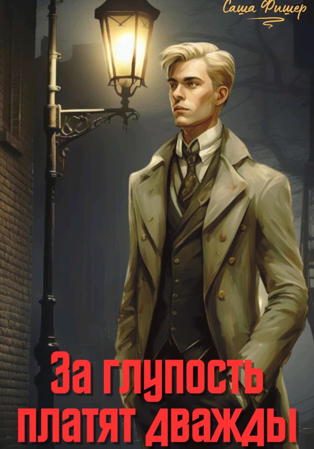 Обложка книги «За глупость платят дважды» — Саша Фишер