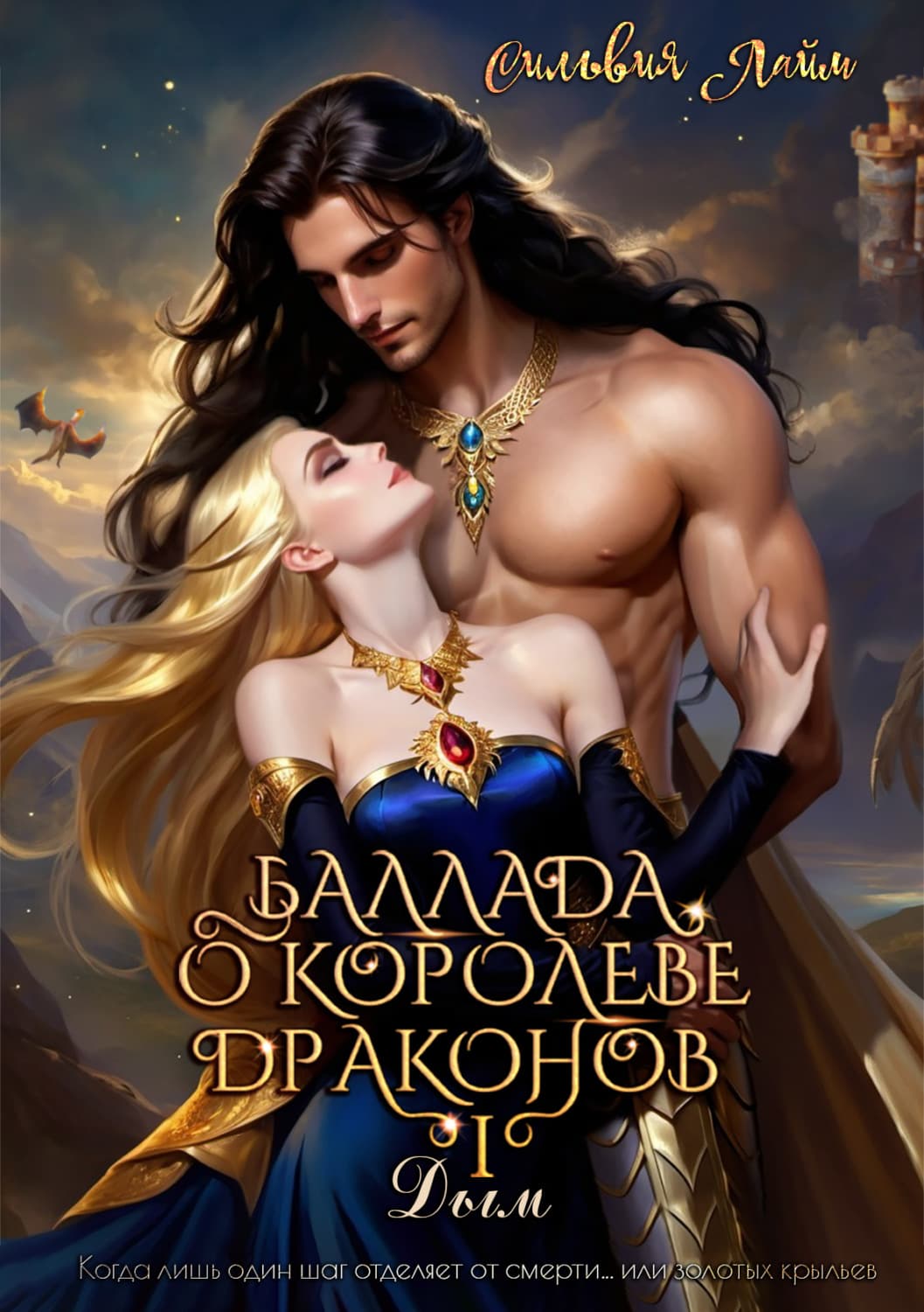 Обложка книги «Баллада о королеве драконов. Часть 1. Дым» — Сильвия Лайм