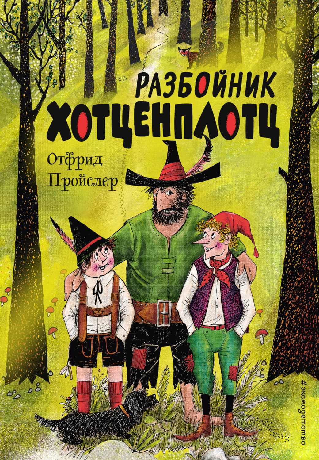 Обложка книги «Разбойник Хотценплотц» — Отфрид Пройслер