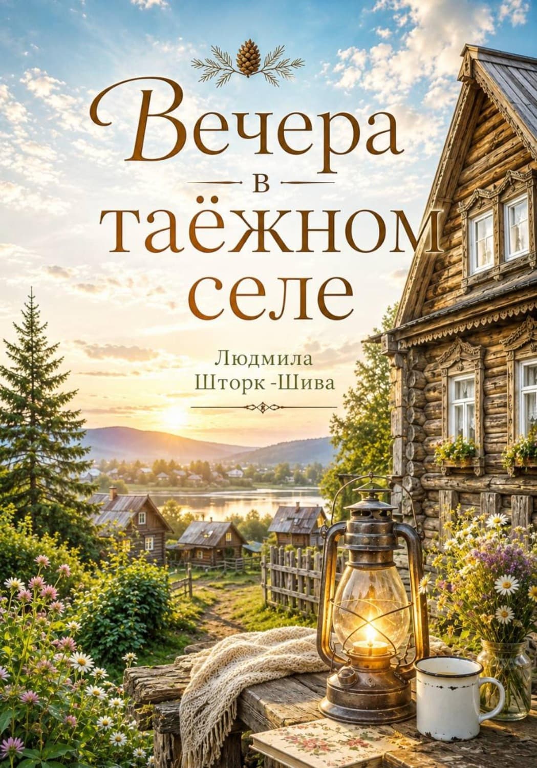 Обложка книги «Вечера в таёжном селе» — Людмила Шторк – Шива