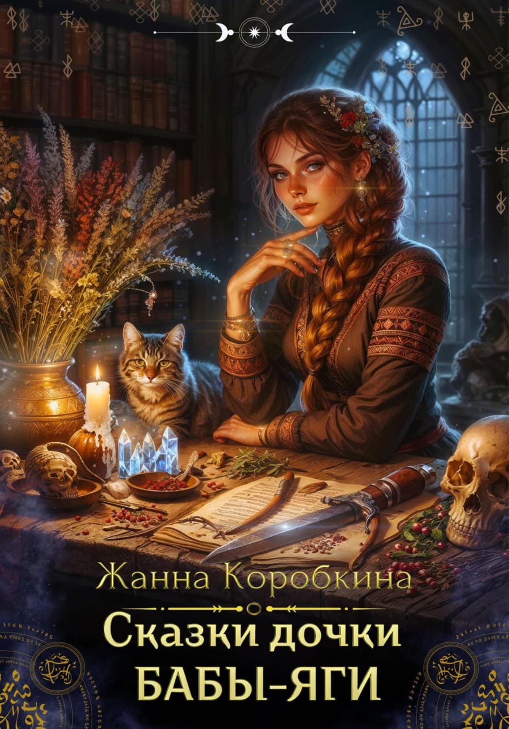 Обложка книги «Сказки дочки Бабы-Яги» — Жанна Коробкина