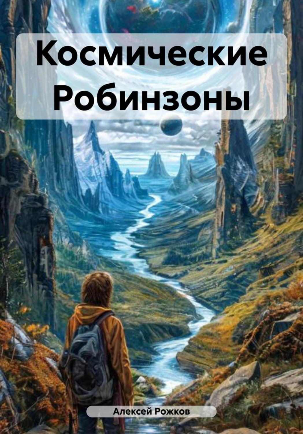 Обложка книги «Космические Робинзоны» — Александр Рожков