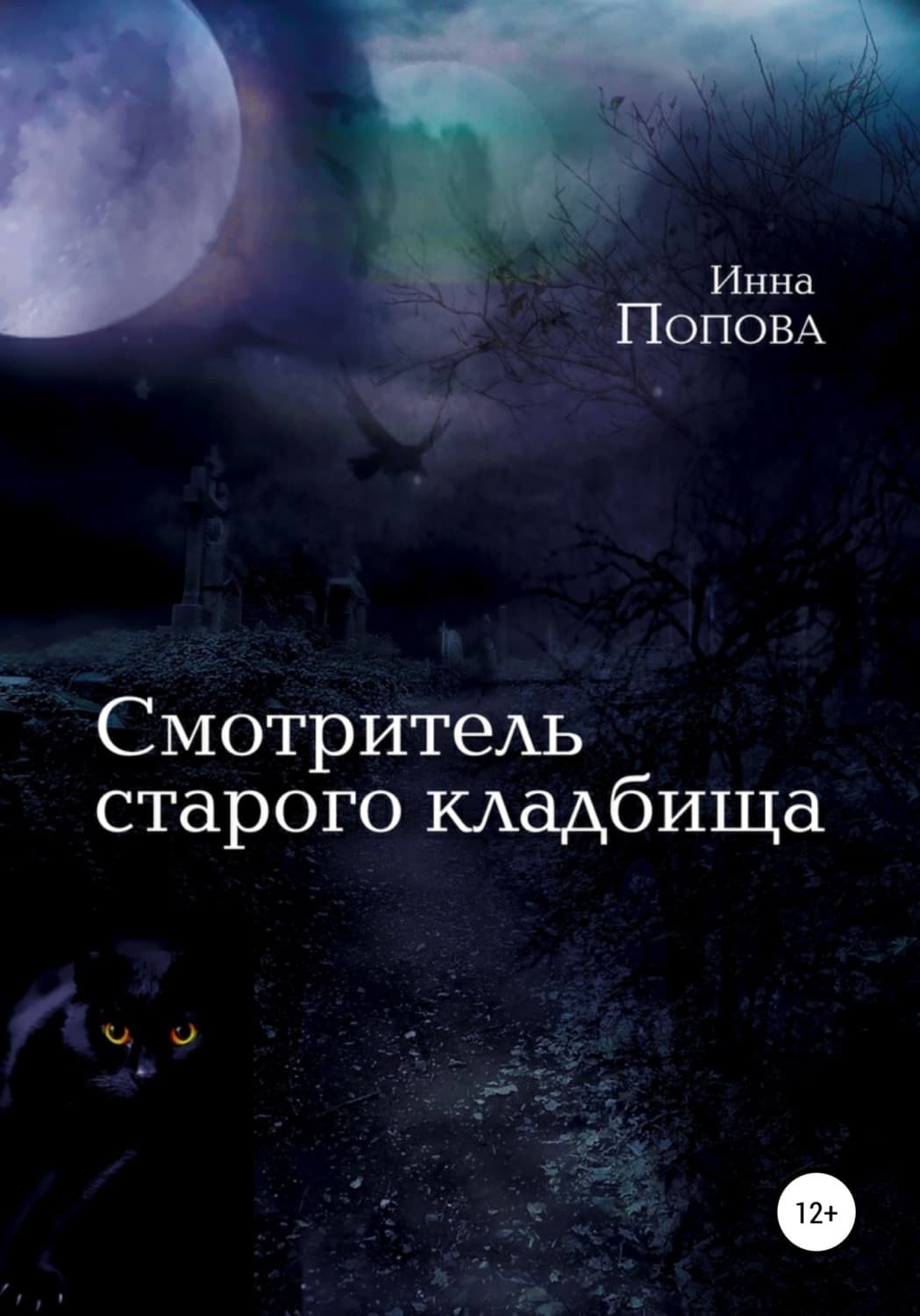Обложка книги «Смотритель старого кладбища» — И. М. Попова