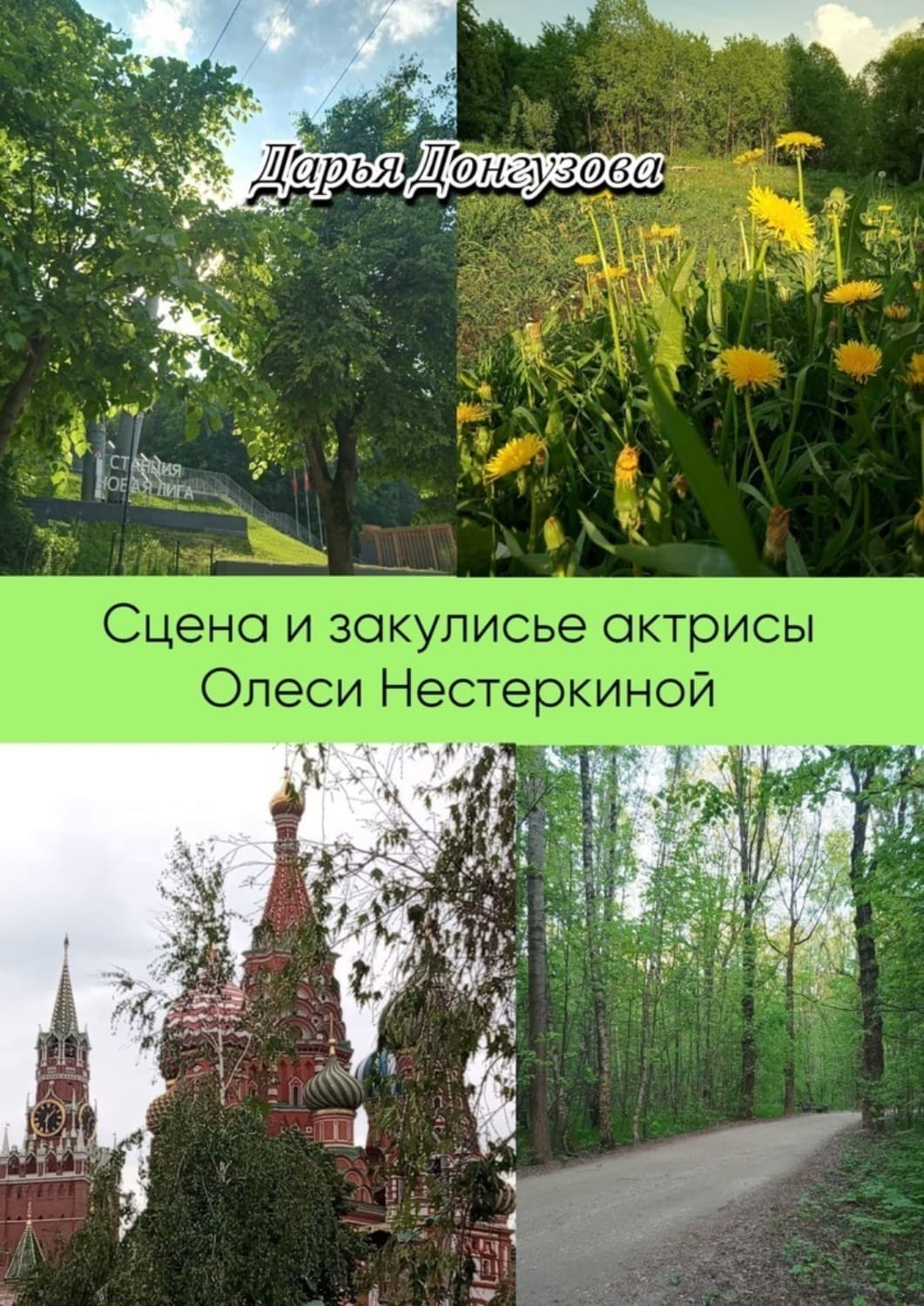 Обложка книги «Сцена и закулисье актрисы Олеси Нестеркиной» — Дарья Донгузова