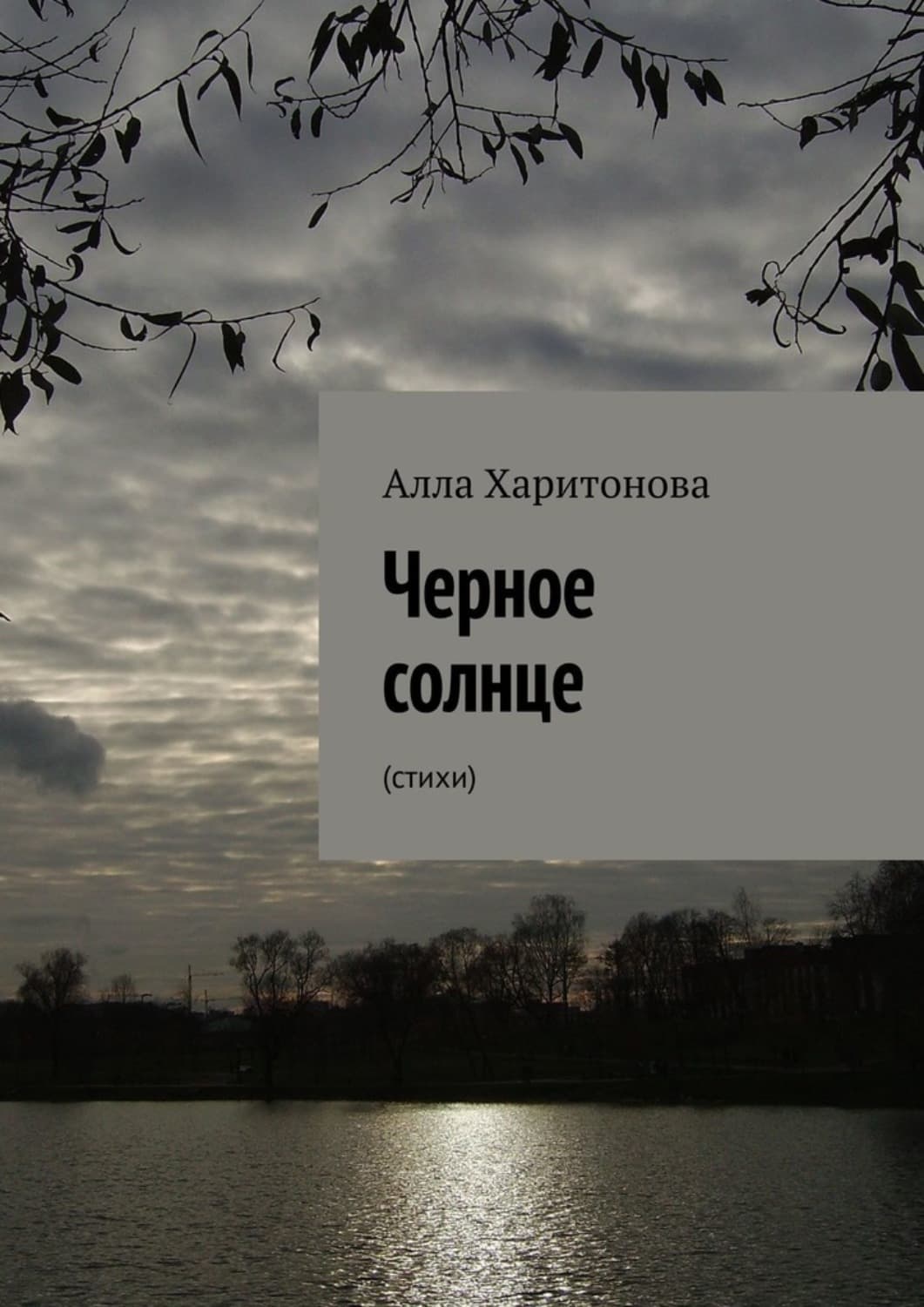 Обложка книги «Черное солнце. Стихи» — Алёна Харитонова