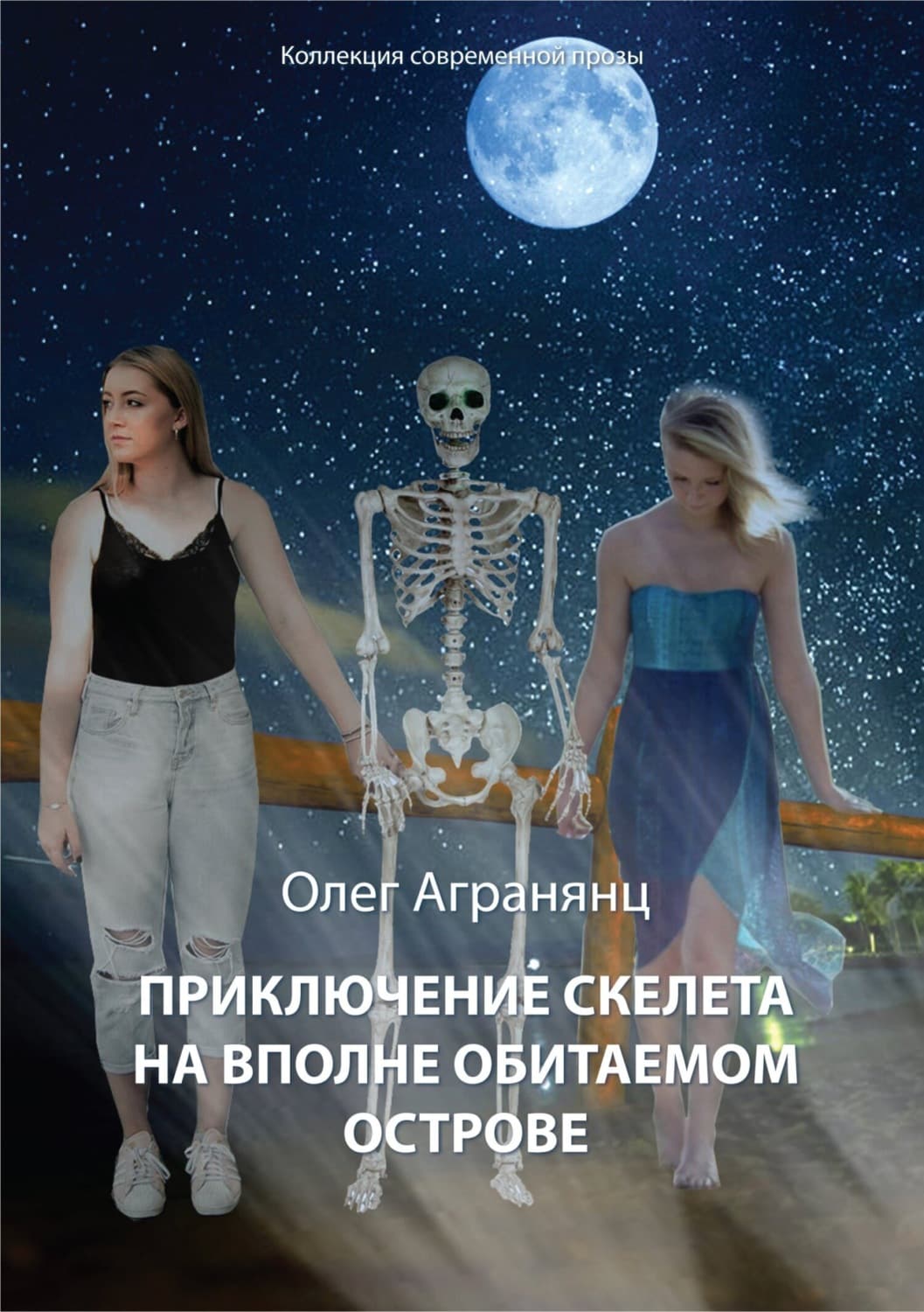 Обложка книги «Приключение скелета на вполне обитаемом острове» — Олег Агранянц