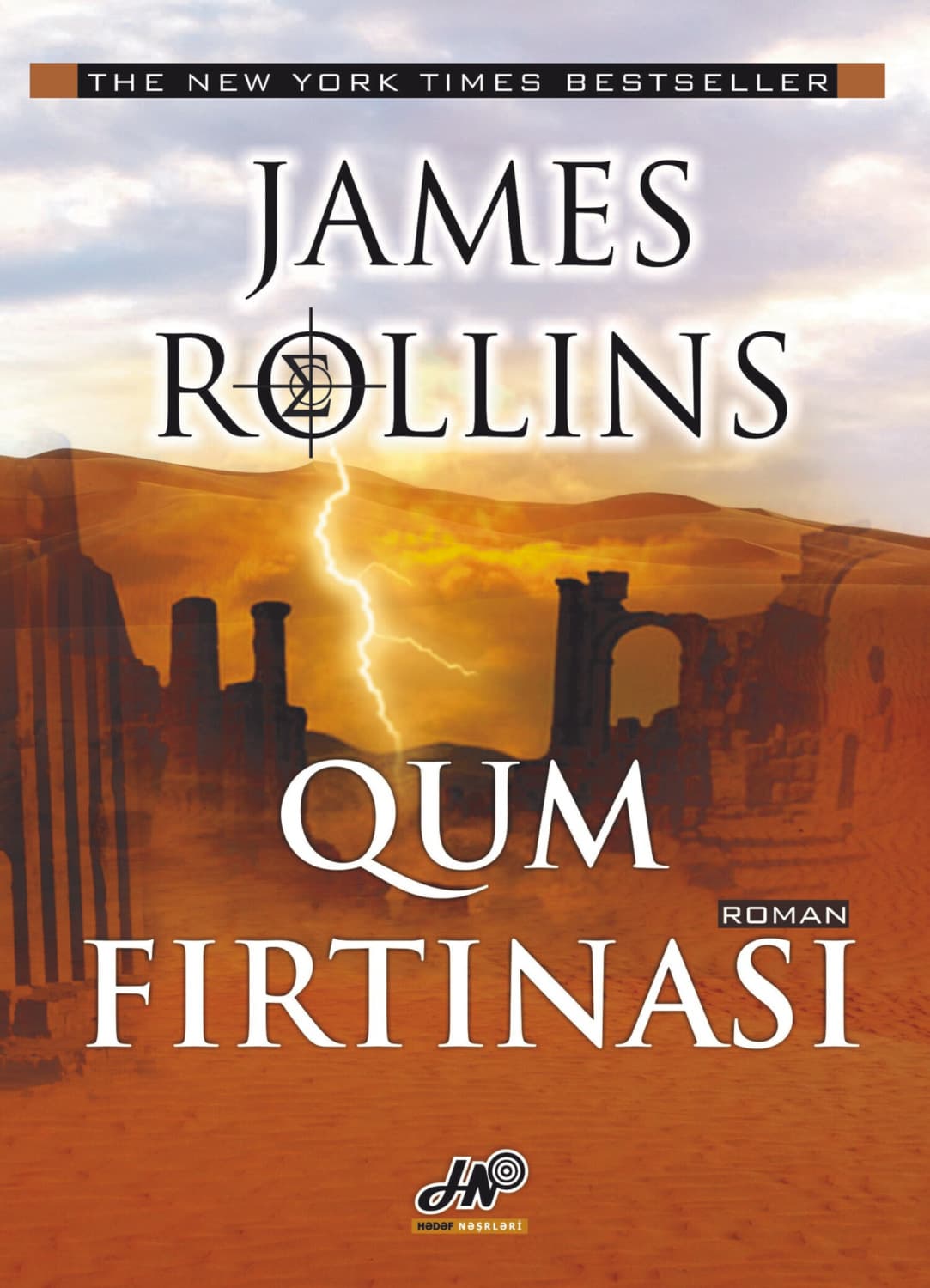 Обложка книги «Qum fırtınası» — Джеймс Роллинс