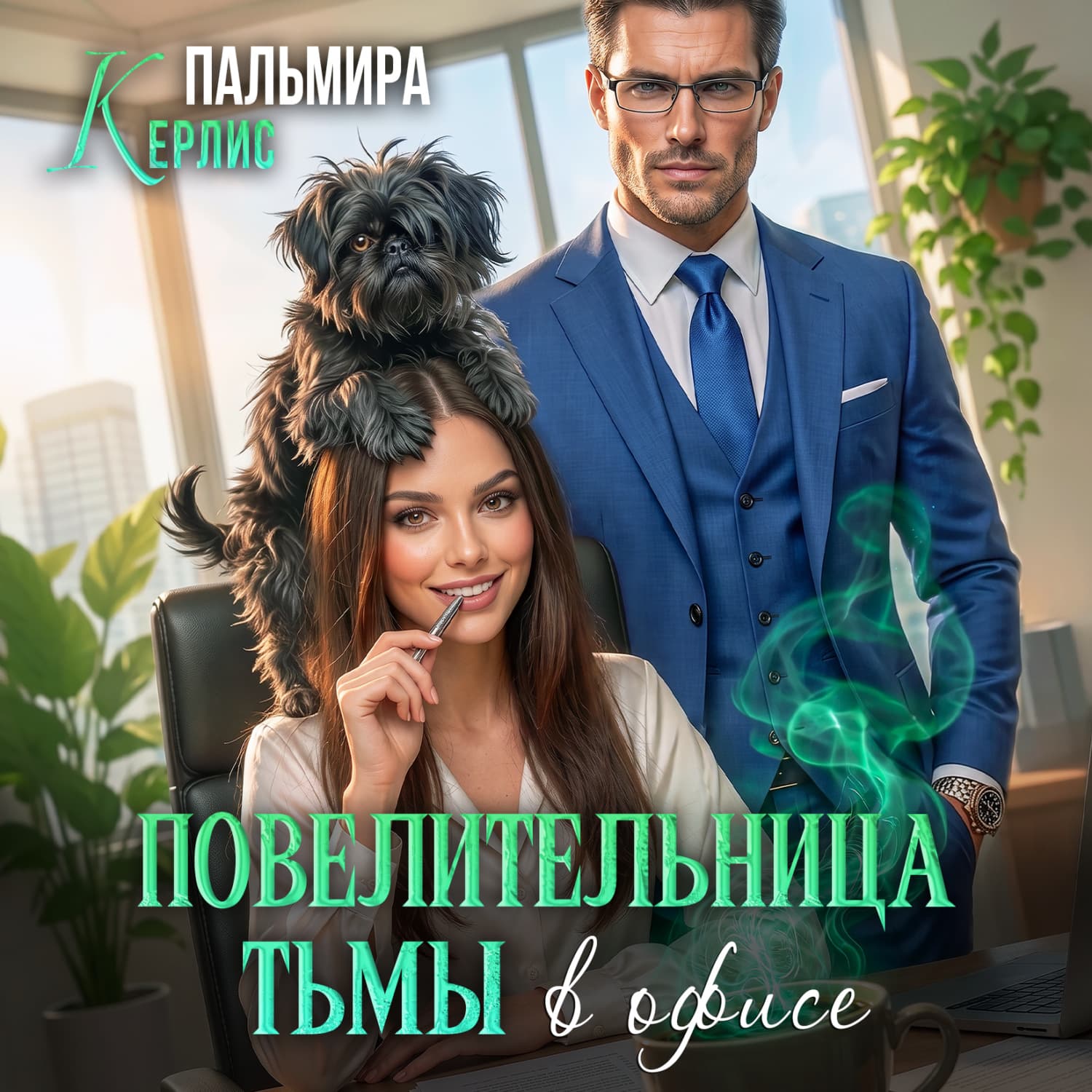Обложка книги «Повелительница тьмы в офисе» — Пальмира Керлис