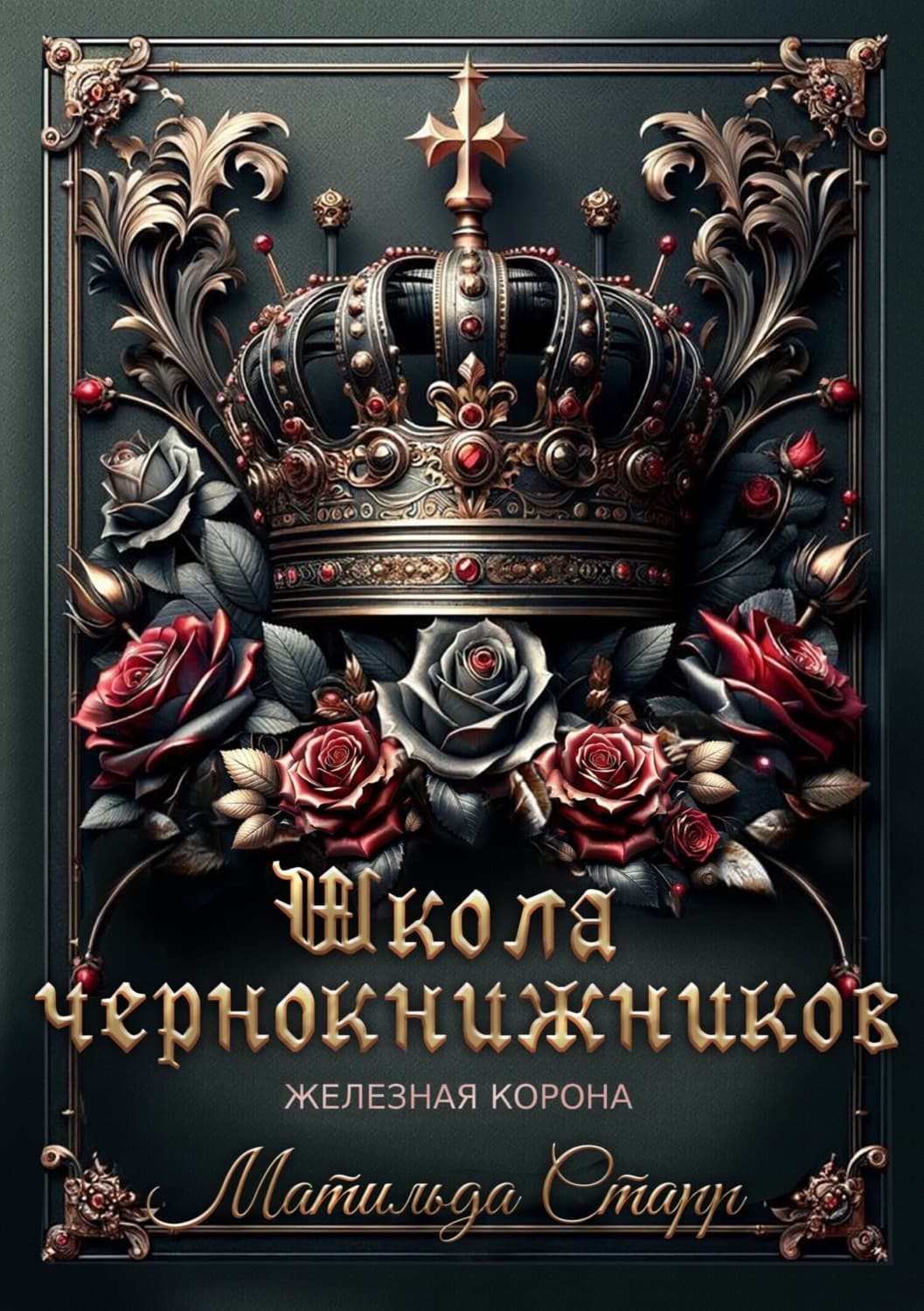 Обложка книги «Школа чернокнижников. Железная корона» — Матильда Старр
