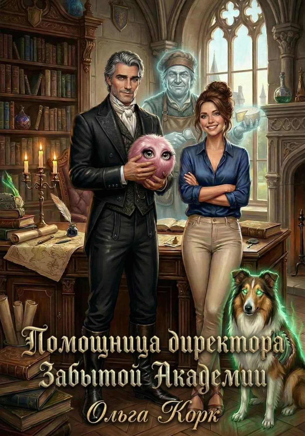Обложка книги «Помощница директора Забытой Академии» — Ольга Корк