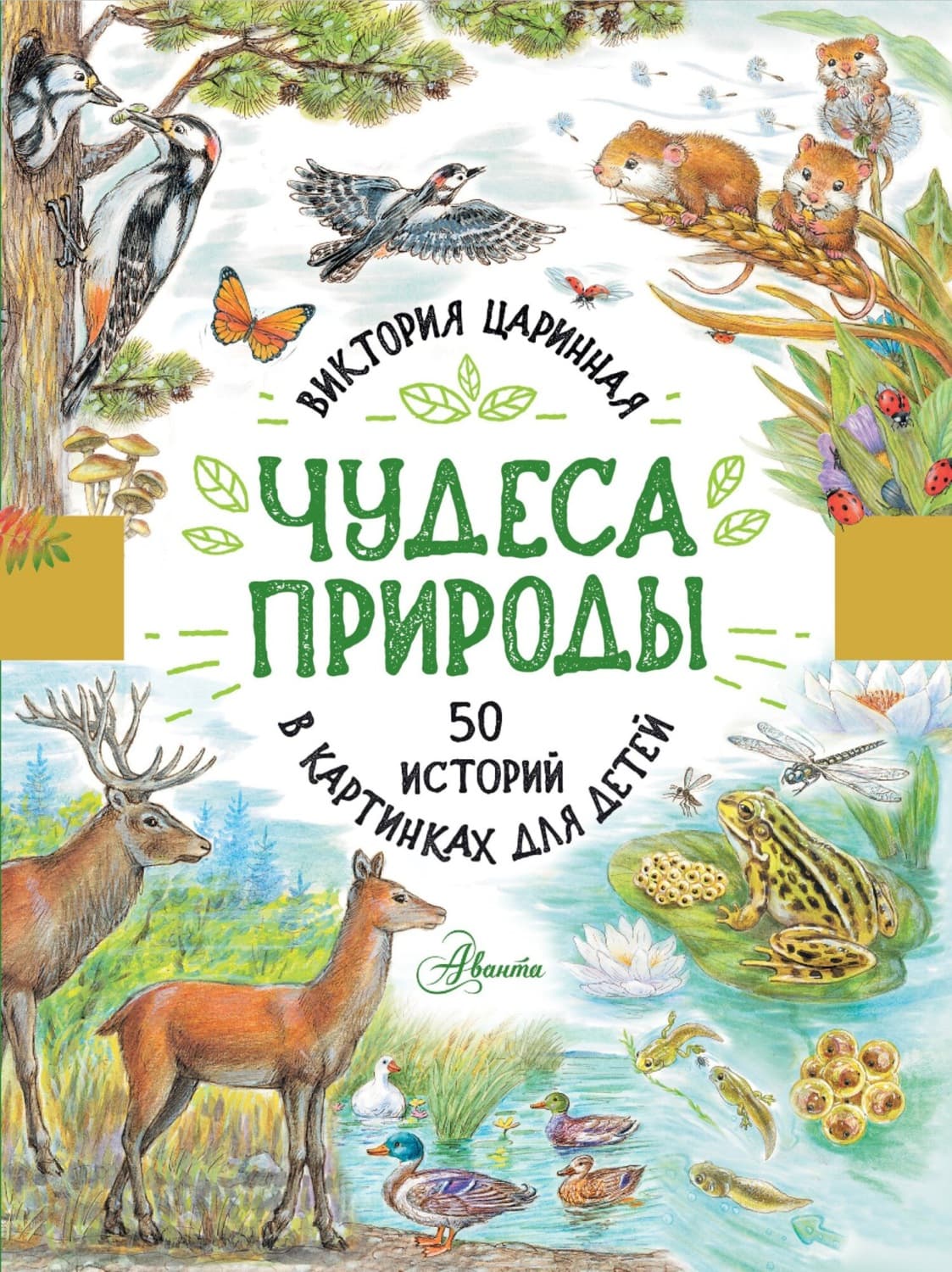 Обложка книги «Чудеса природы. 50 историй в картинках для детей» — Виктория Царинная