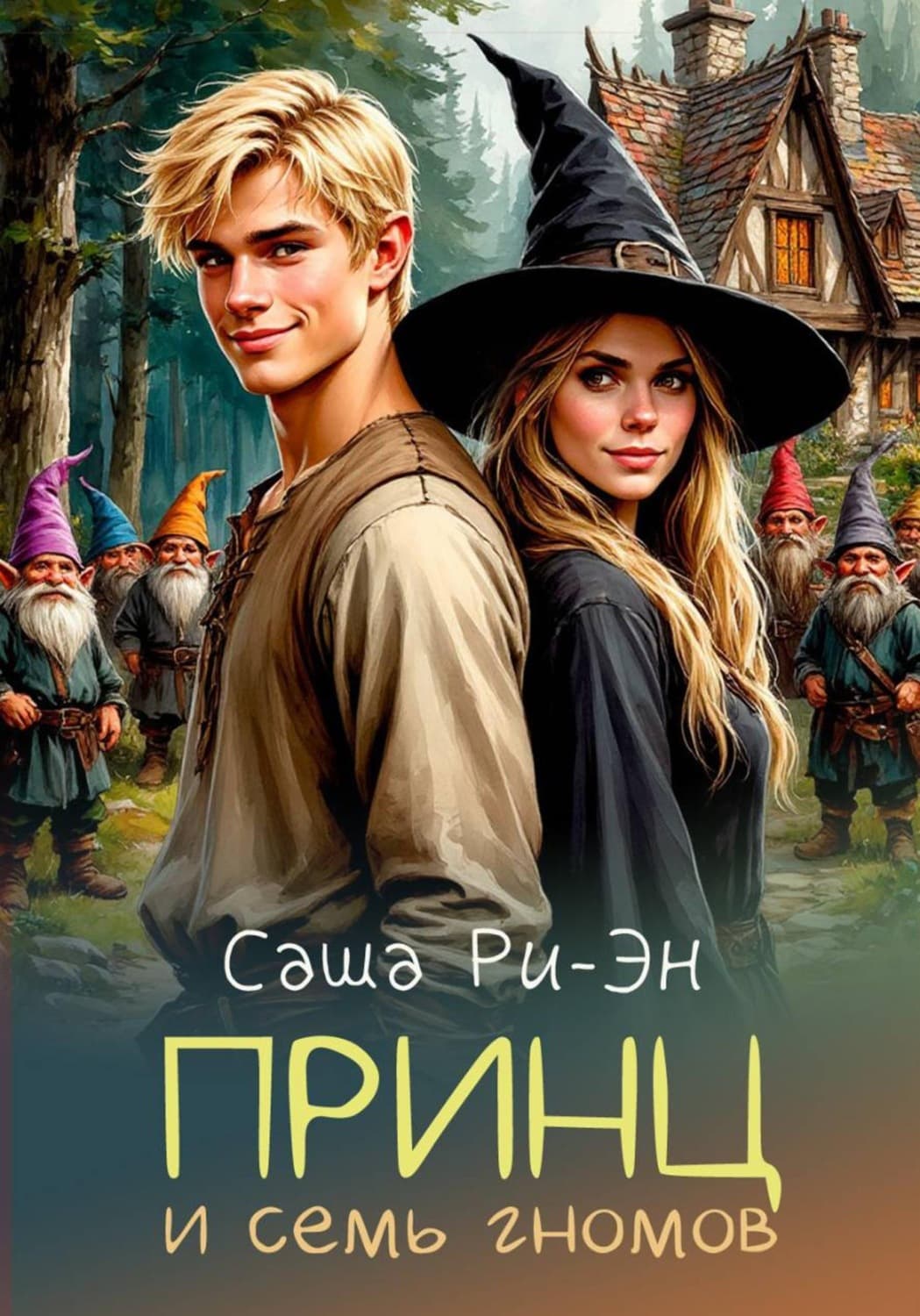 Обложка книги «Принц и семь гномов» — Саша Ри-Эн