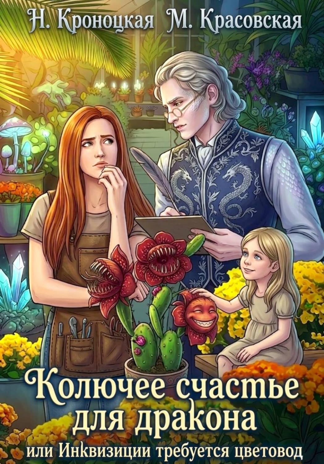 Обложка книги «Колючее счастье для дракона или Инквизиции требуется цветовод» — Марианна Красовская