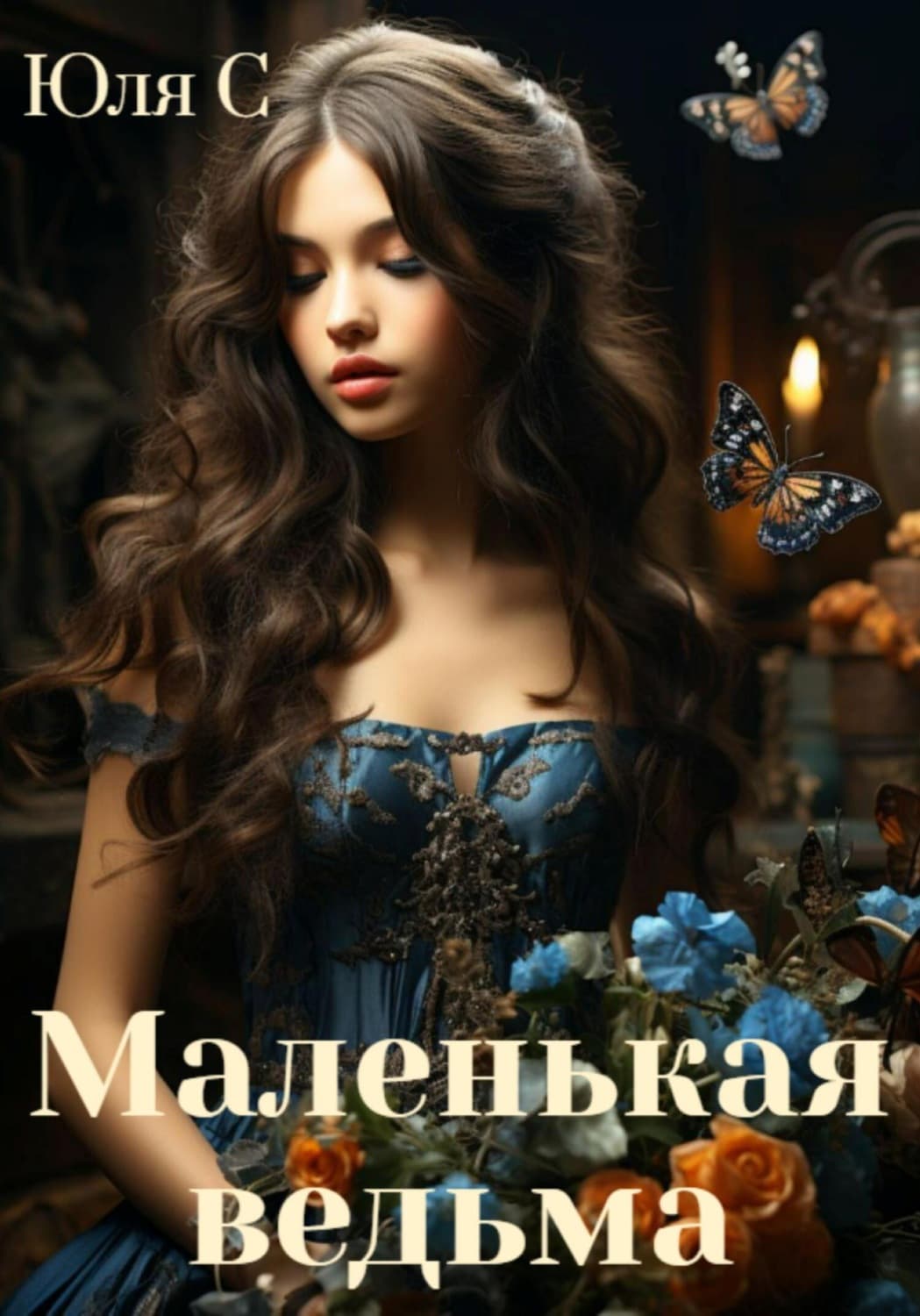 Обложка книги «Маленькая ведьма» — Юля С