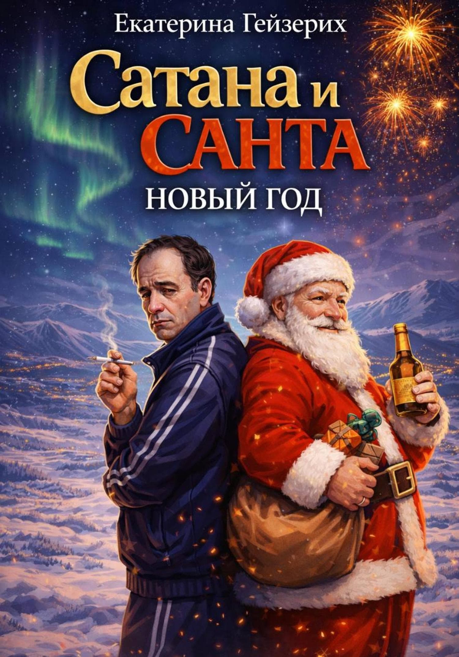 Обложка книги «Сатана и Санта: Новый год» — Екатерина Гейзерих