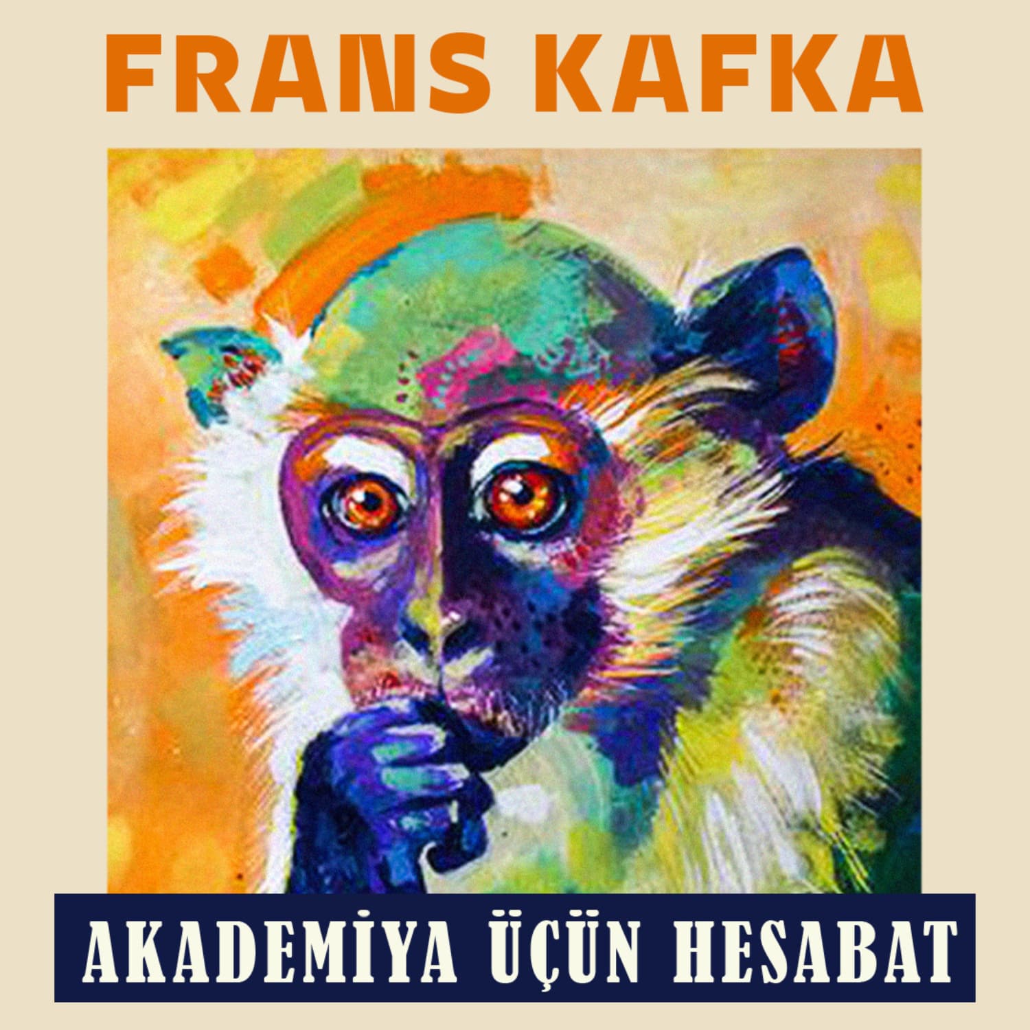 Обложка книги «Akademiya üçün hesabat» — Франц Кафка