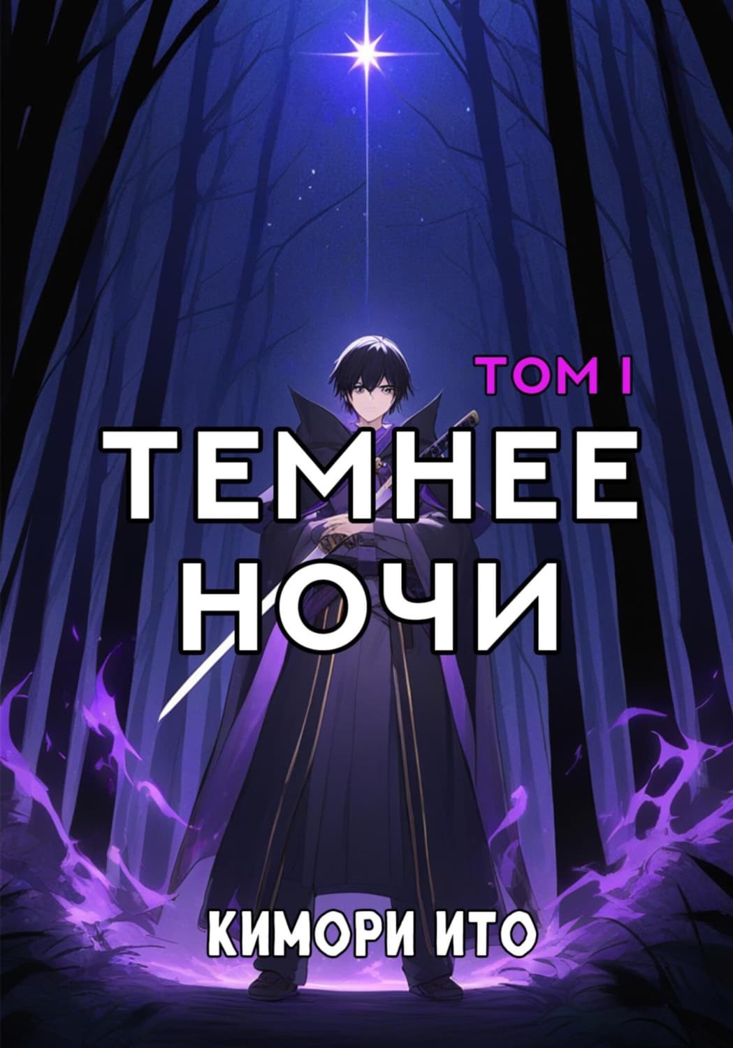 Обложка книги «Темнее ночи. Том 1» — Кимори Ито
