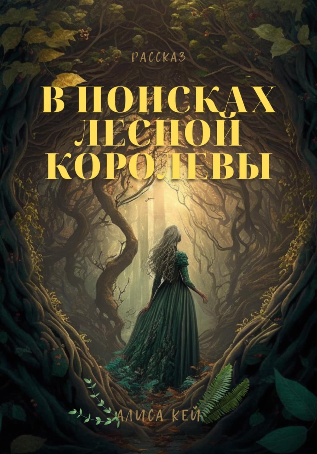 Обложка книги «В поисках Лесной Королевы» — Алекс Кей