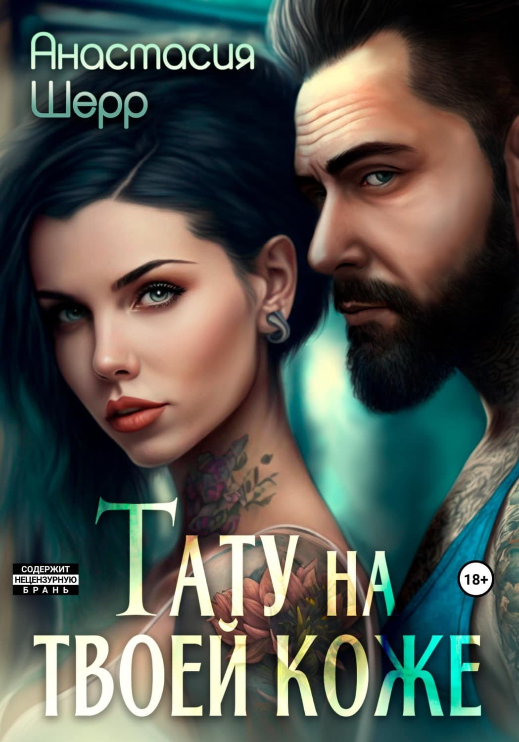 Обложка книги «Тату на твоей коже» — Анастасия Шерр