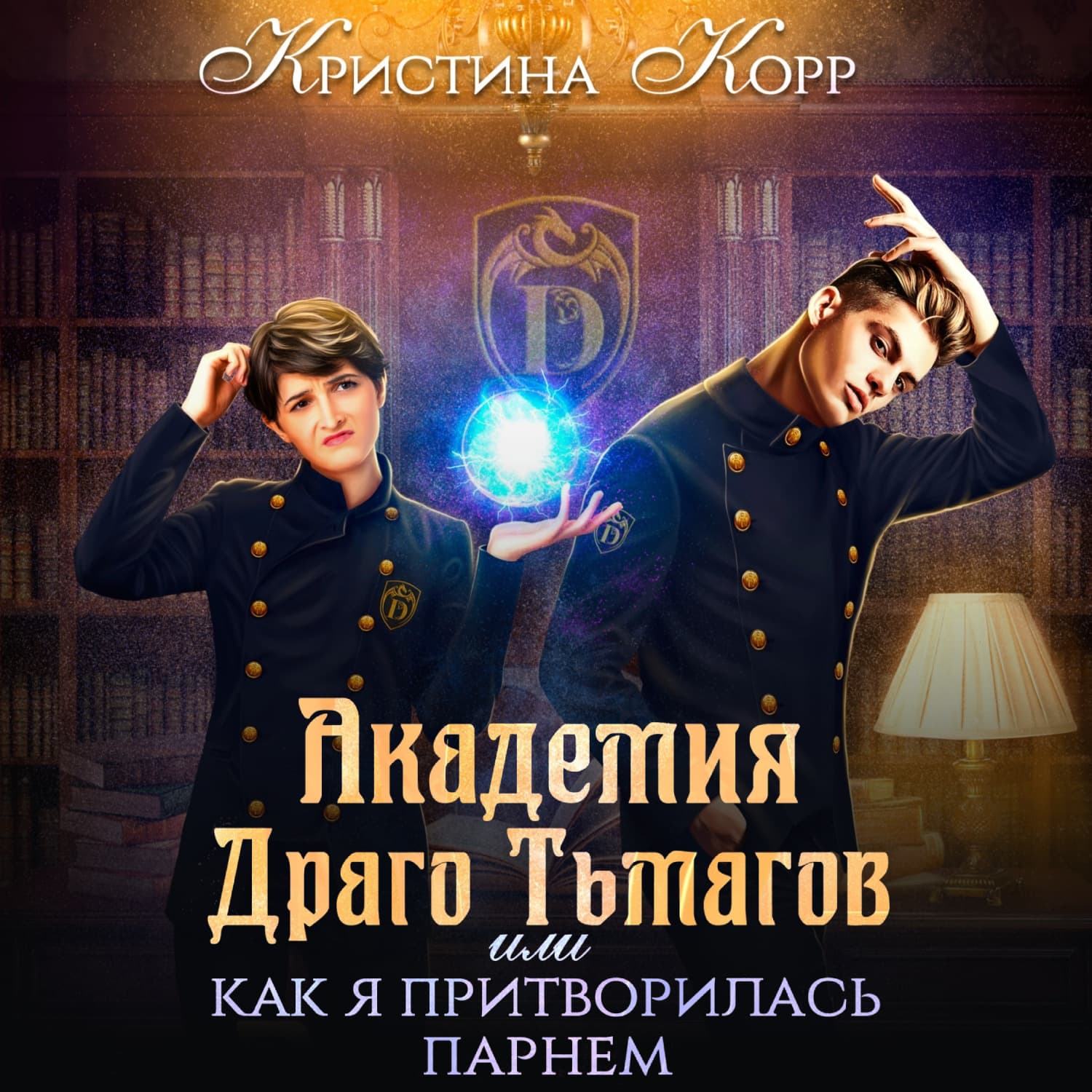Обложка книги «Академия Драго Тьмагов, или Как я притворилась парнем» — Кашкан Кристина