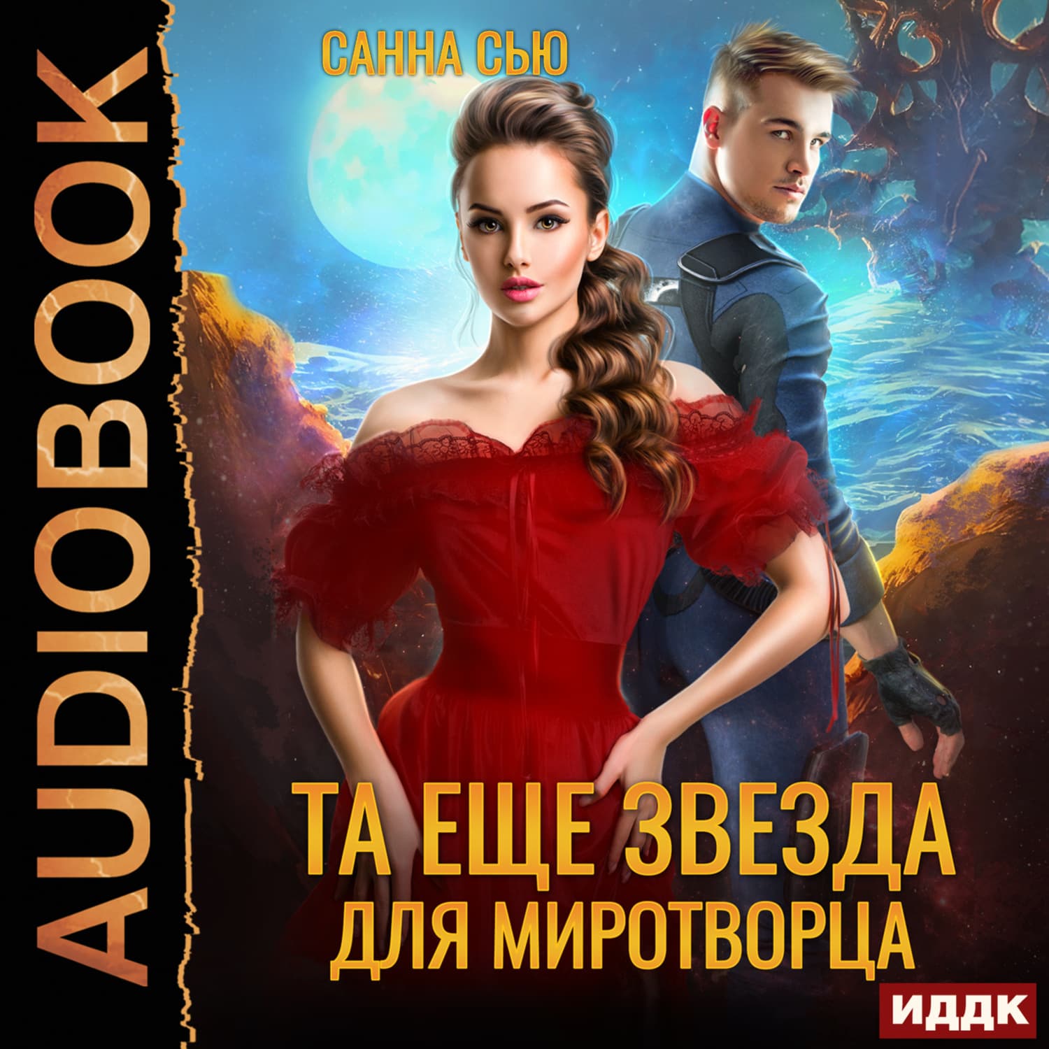 Обложка книги «Переселенцы в будущее. Книга 4. Та ещё звезда для миротворца» — Санна Сью