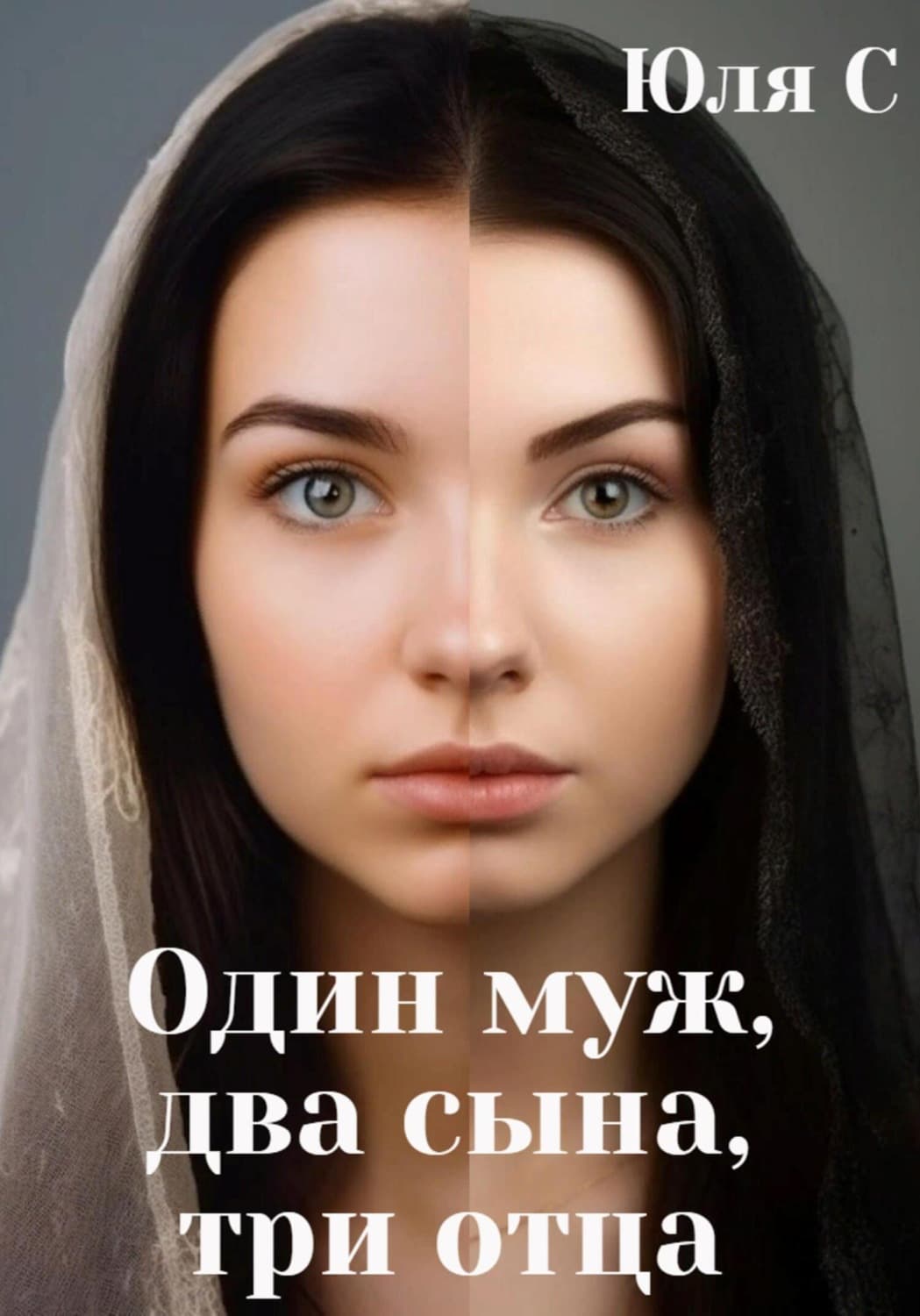 Обложка книги «Один муж, два сына, три отца» — Юля С