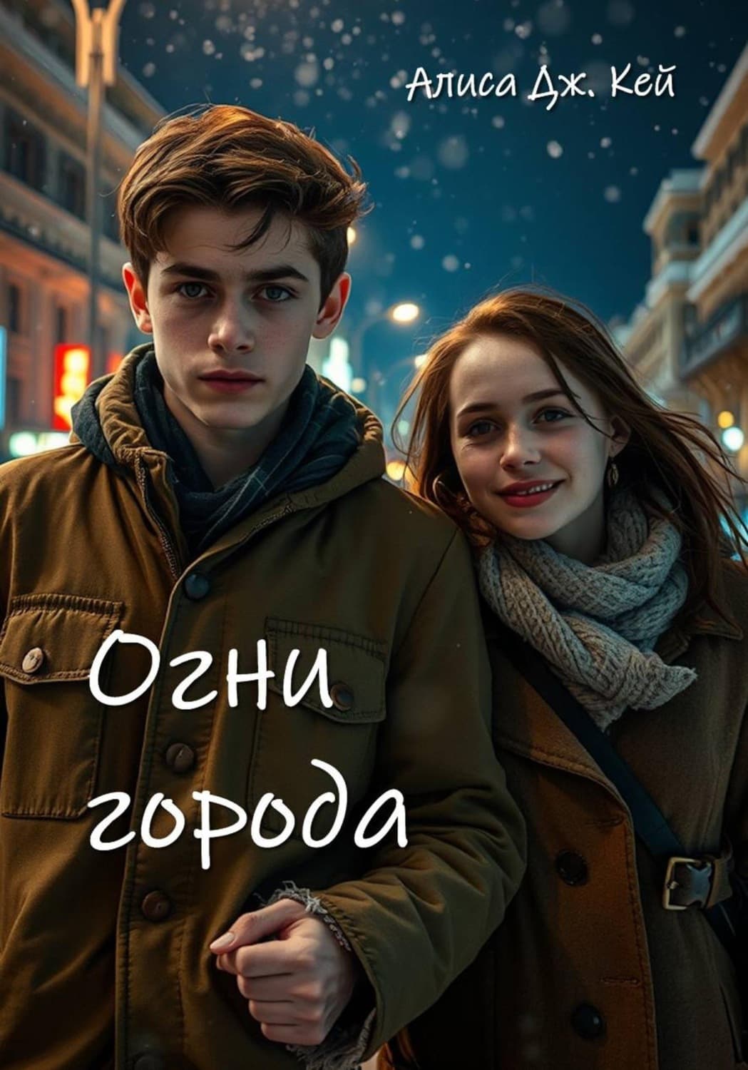Обложка книги «Огни города» — Алекс Кей