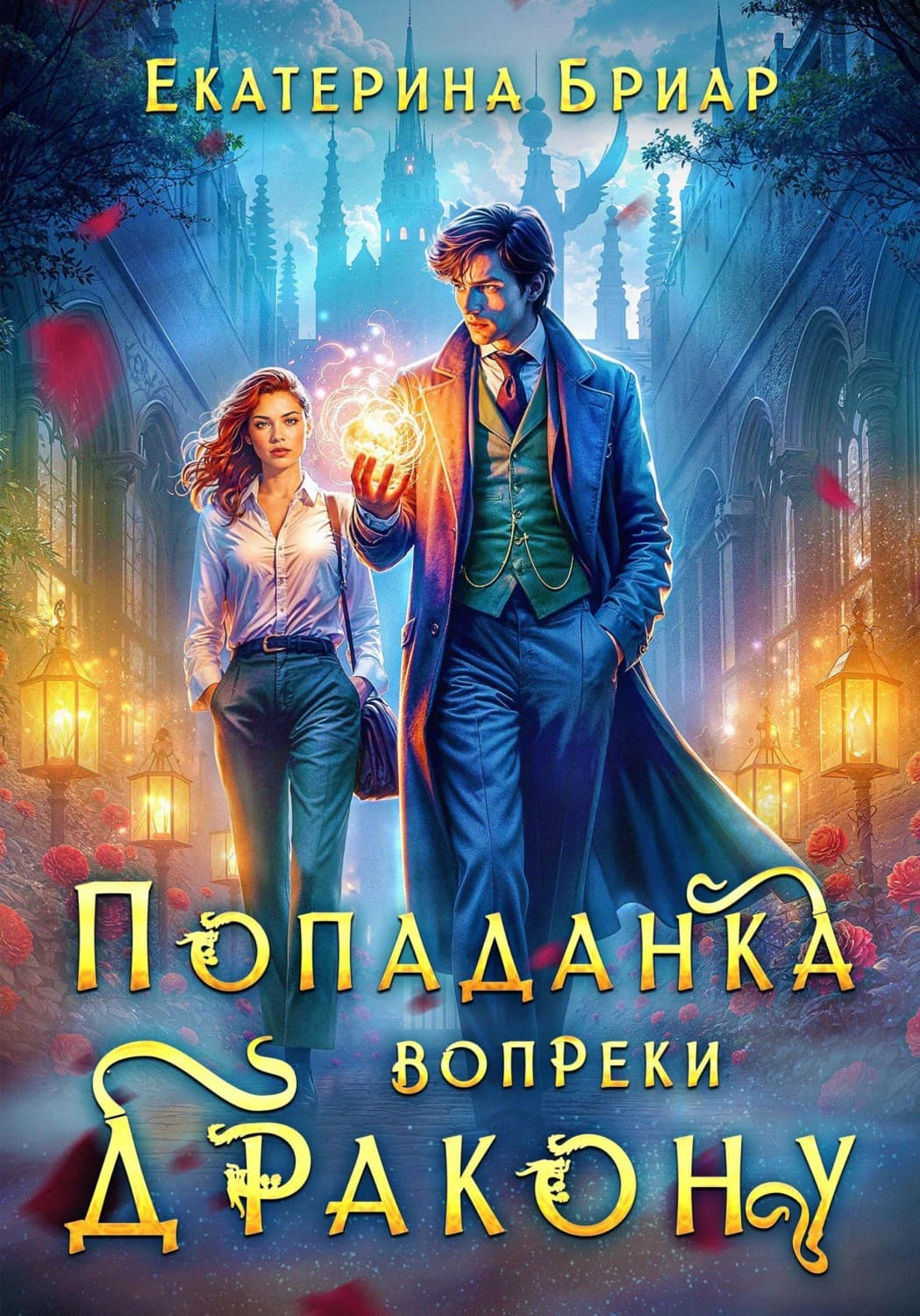 Обложка книги «Попаданка вопреки дракону» — Брешко-Брешковская Екатерина