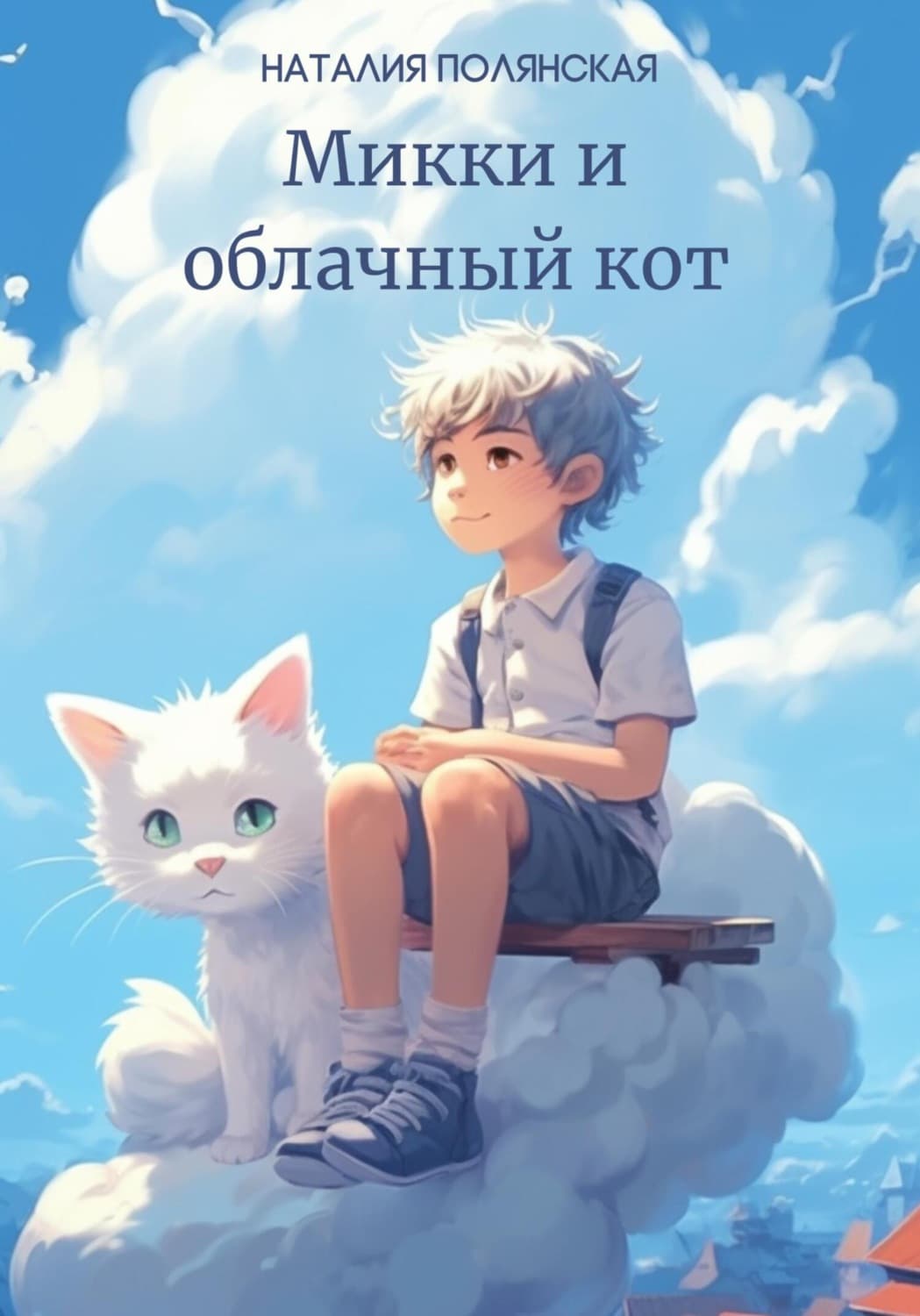 Обложка книги «Микки и облачный кот» — Наталия Полянская