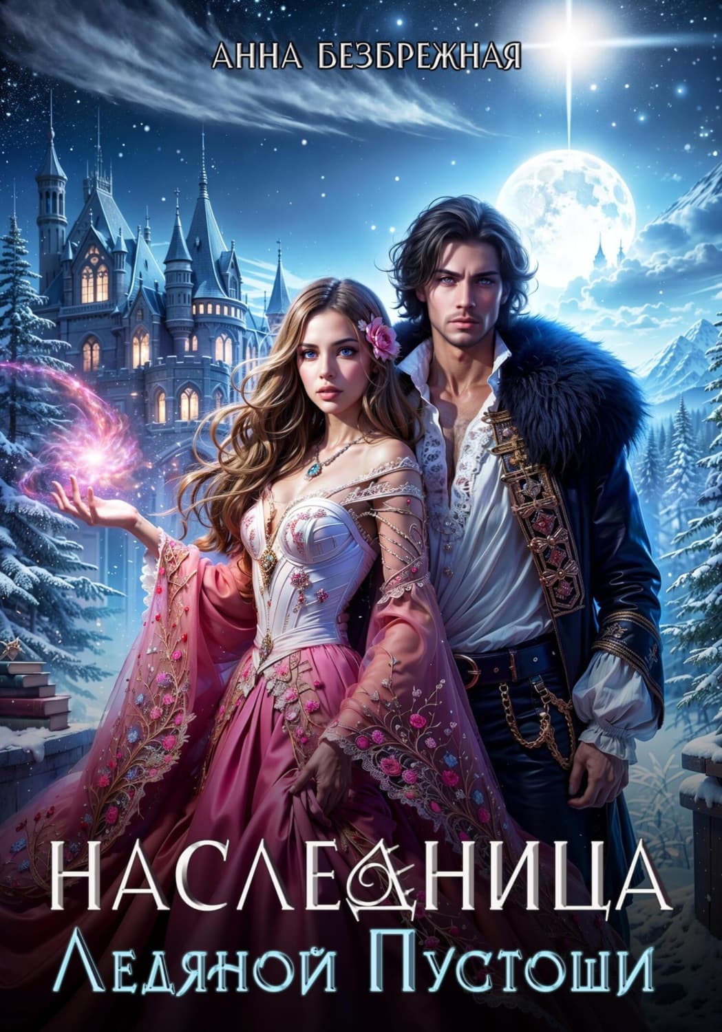 Обложка книги «Наследница Ледяной Пустоши» — Анна Безбрежная