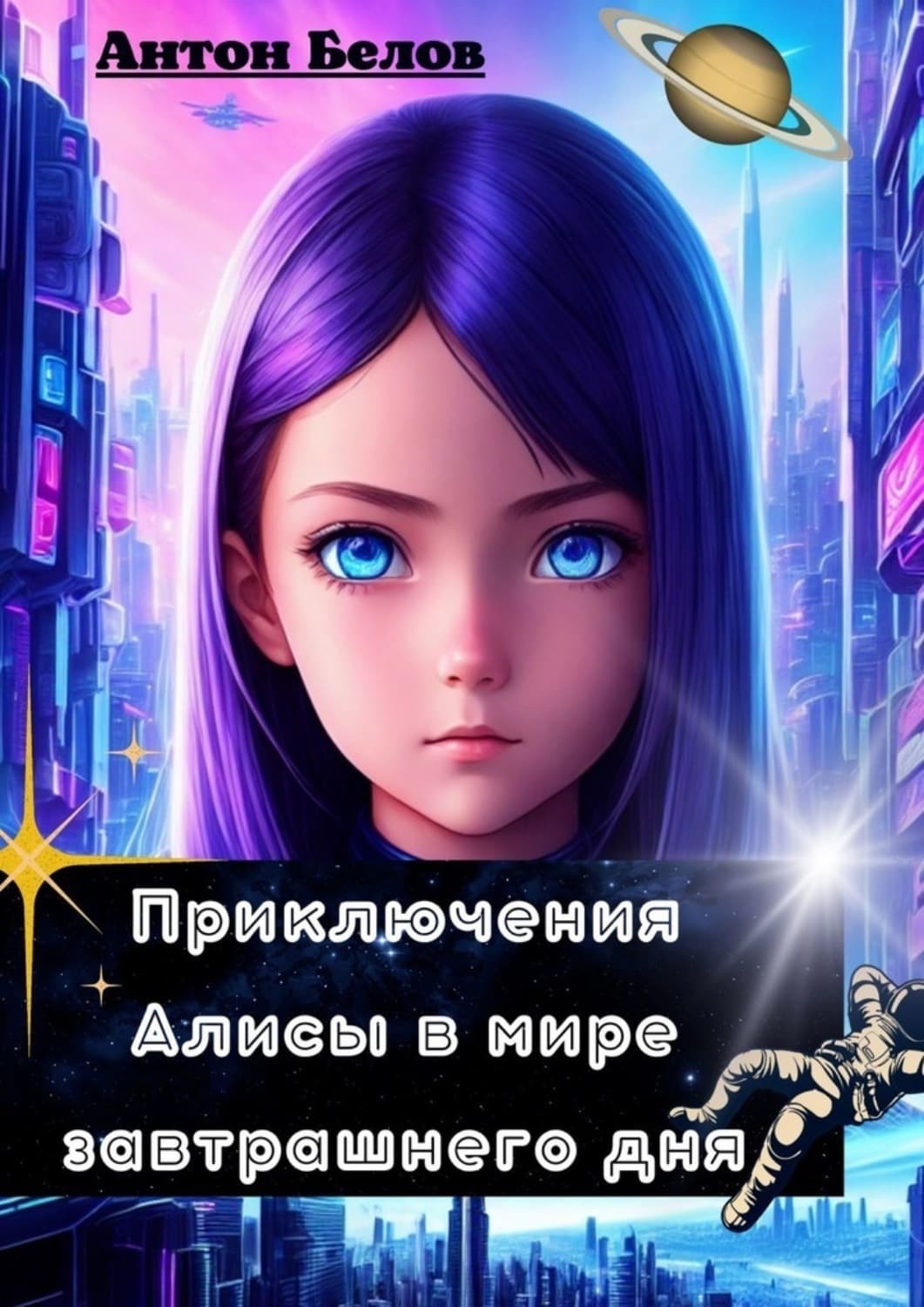 Обложка книги «Приключения Алисы в мире завтрашнего дня» — Александр Белов
