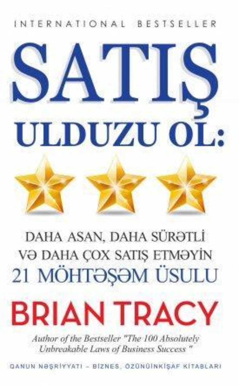 Обложка книги «Satış Ulduzu Ol» — Брайан Трейси