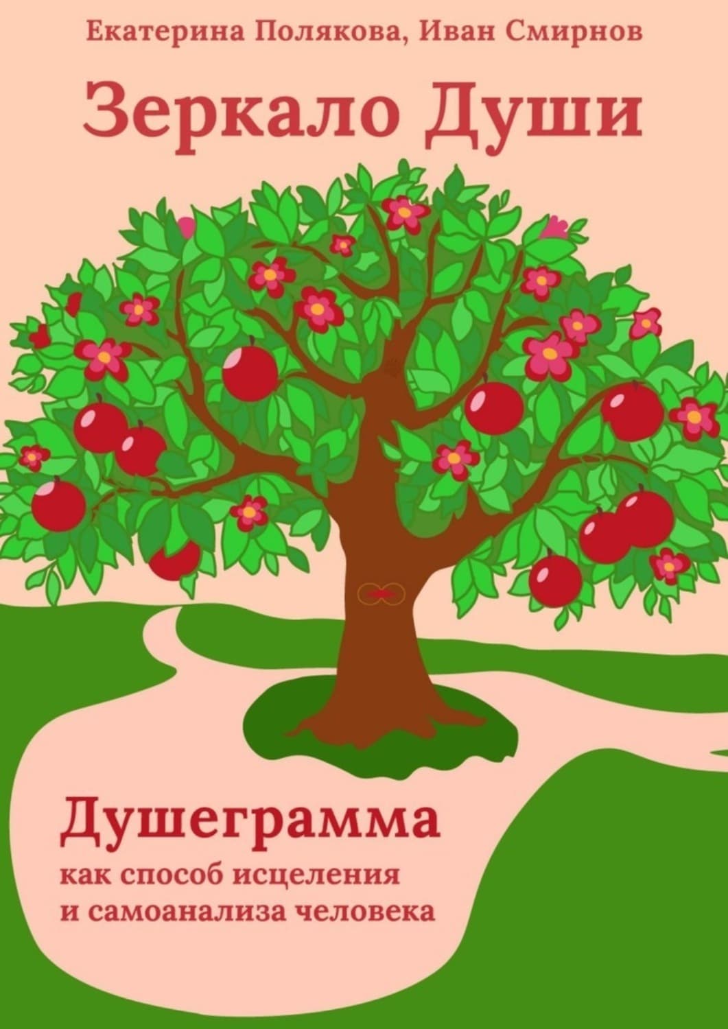 Обложка книги «Зеркало Души. Душеграмма как способ исцеления и самоанализа человека. Мини-книга» — Екатерина Полякова