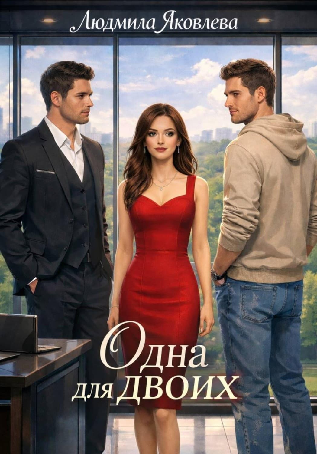 Обложка книги «Одна для двоих» — Людмила Яковлева