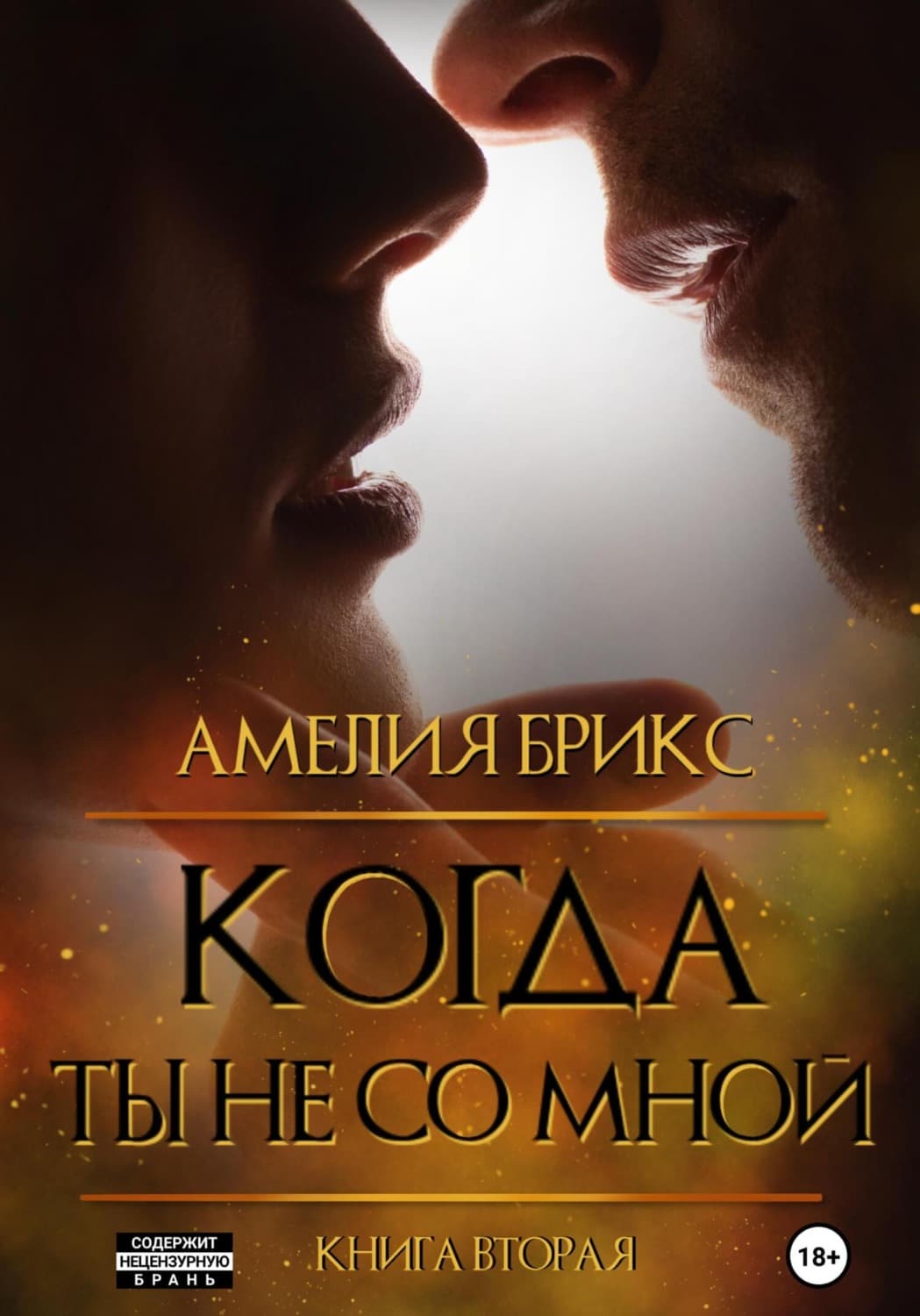 Обложка книги «Когда ты не со мной» — Амелия Брикс