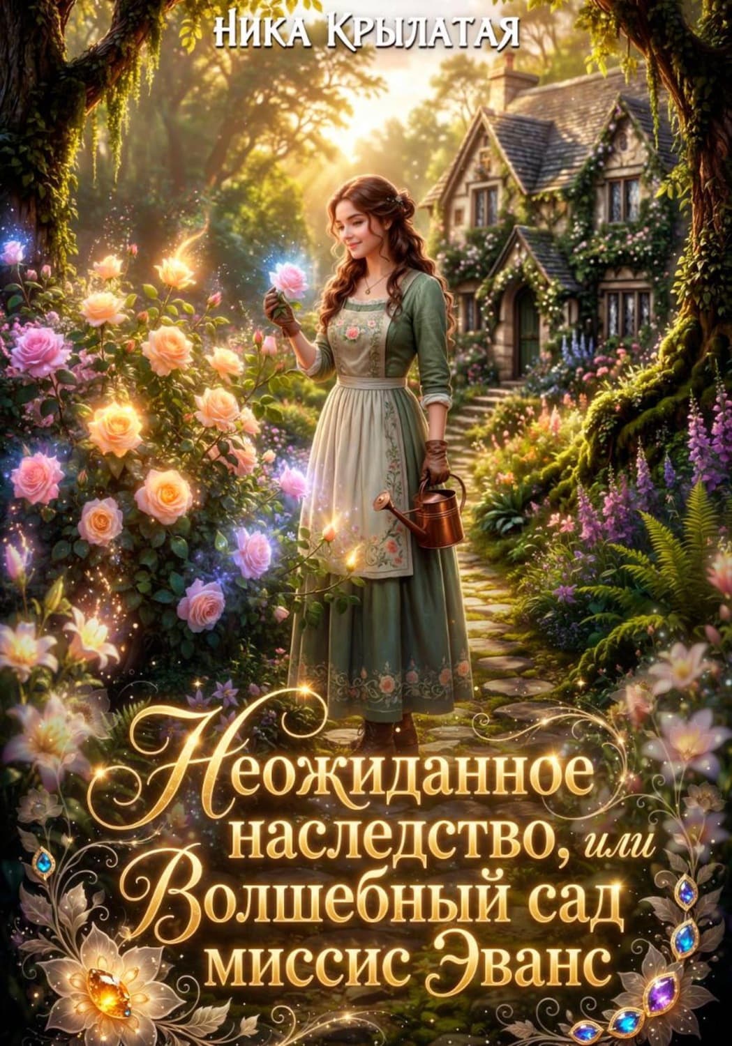 Обложка книги «Неожиданное наследство, или Волшебный сад миссис Эванс» — Ника Крылатая