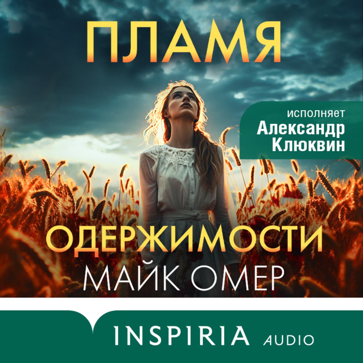 Обложка книги «Пламя одержимости» — Майк Омер