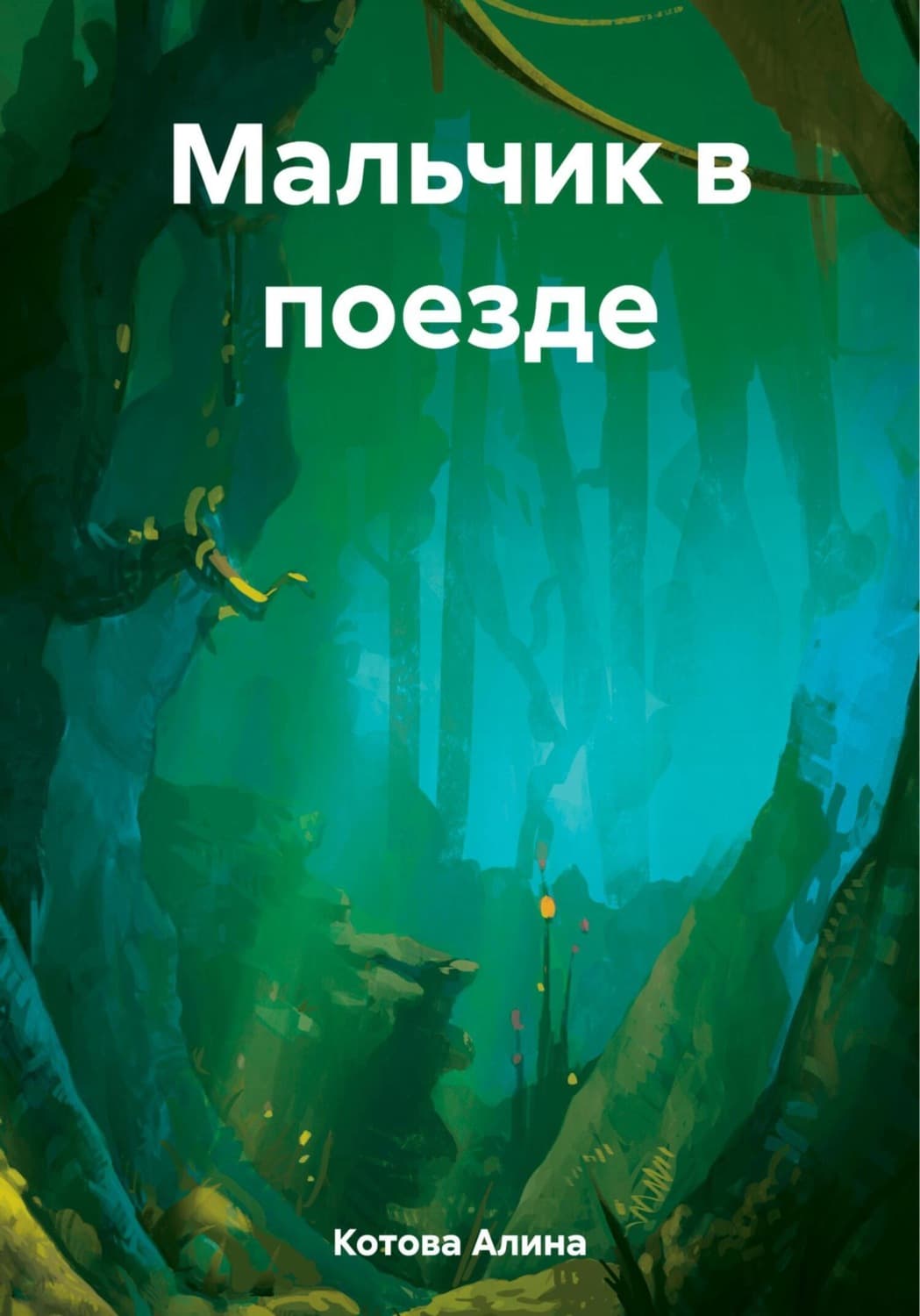 Обложка книги «Мальчик в поезде» — Алена Котова
