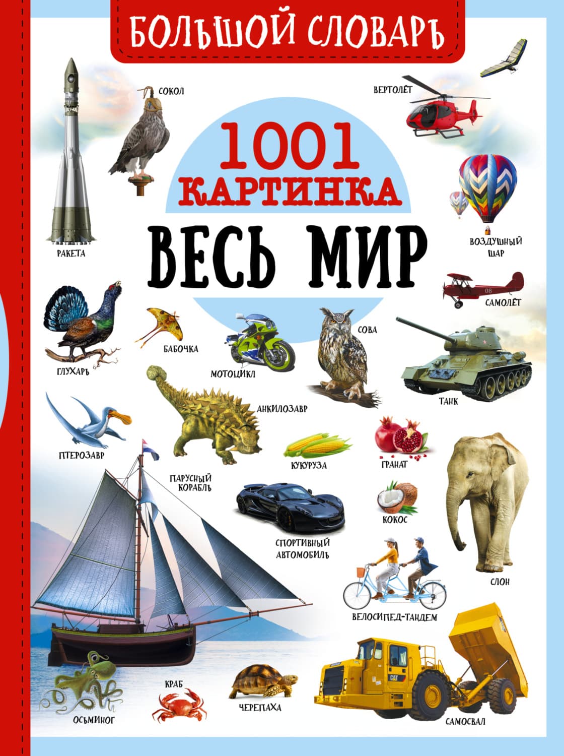 Обложка книги «Большой словарь. Весь мир. 1001 картинка» — А. А. Спектор