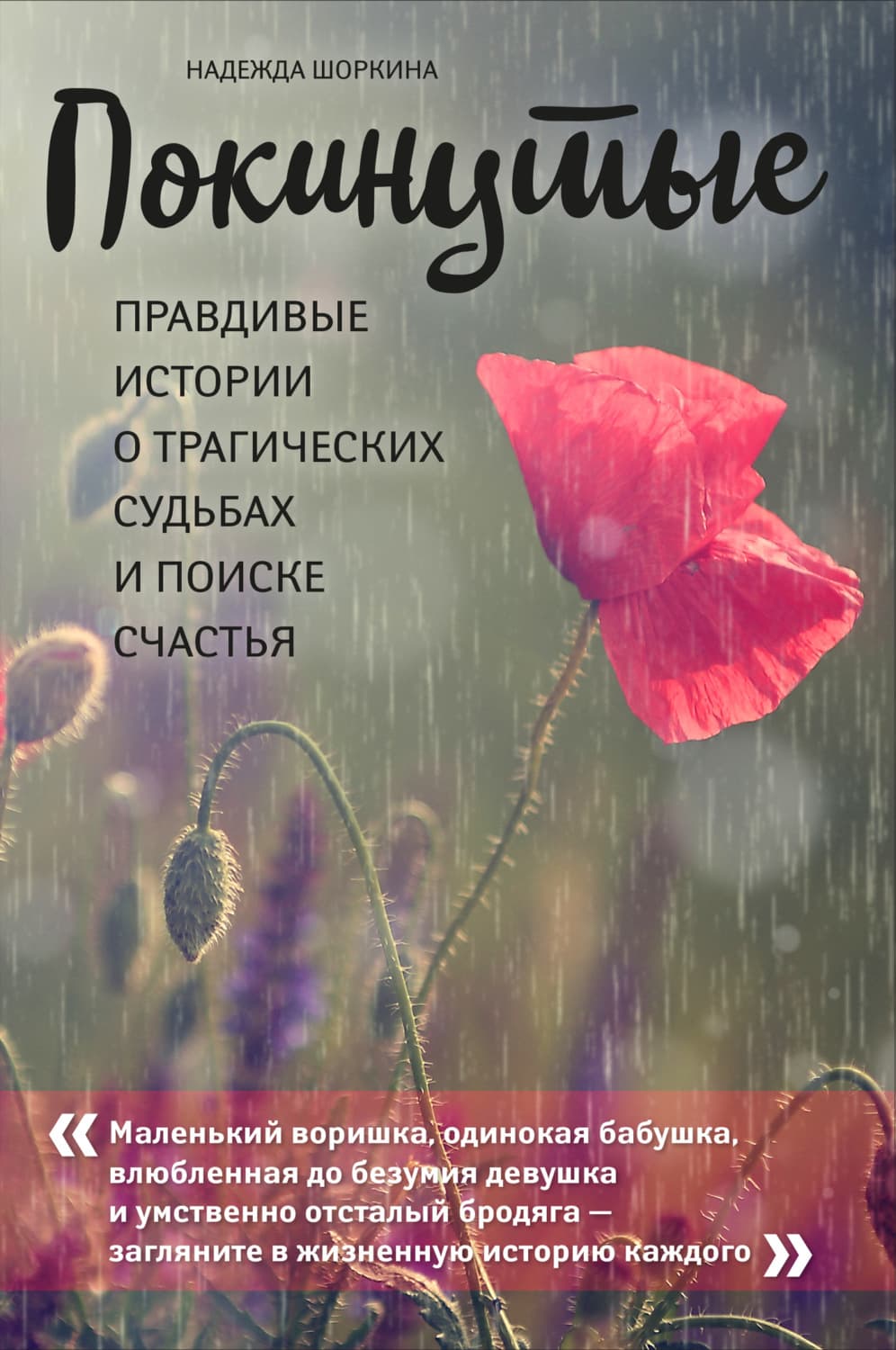 Обложка книги «Покинутые. Правдивые истории о трагических судьбах и поиске счастья» — Надежда Шоркина
