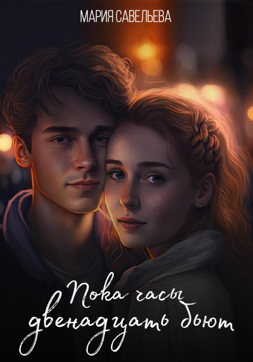 Обложка книги «Пока часы двенадцать бьют» — Мария Савельева
