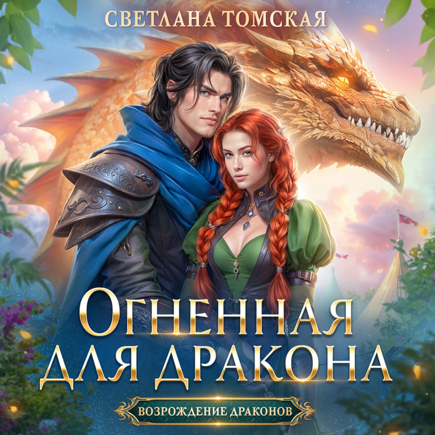 Обложка книги «Огненная для дракона» — Светлана Томская
