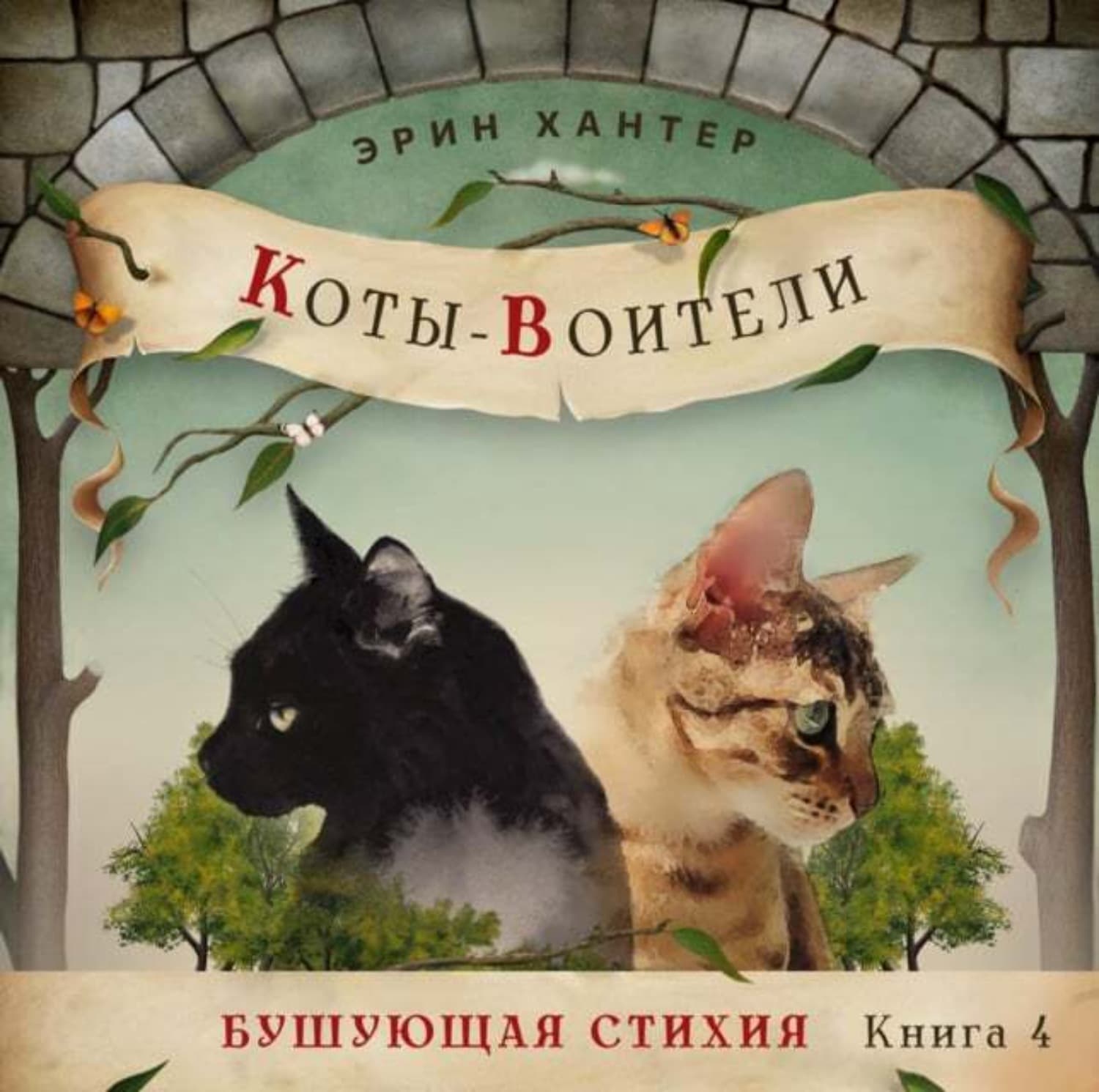 Обложка книги «Бушующая стихия» — Хантер Эрин