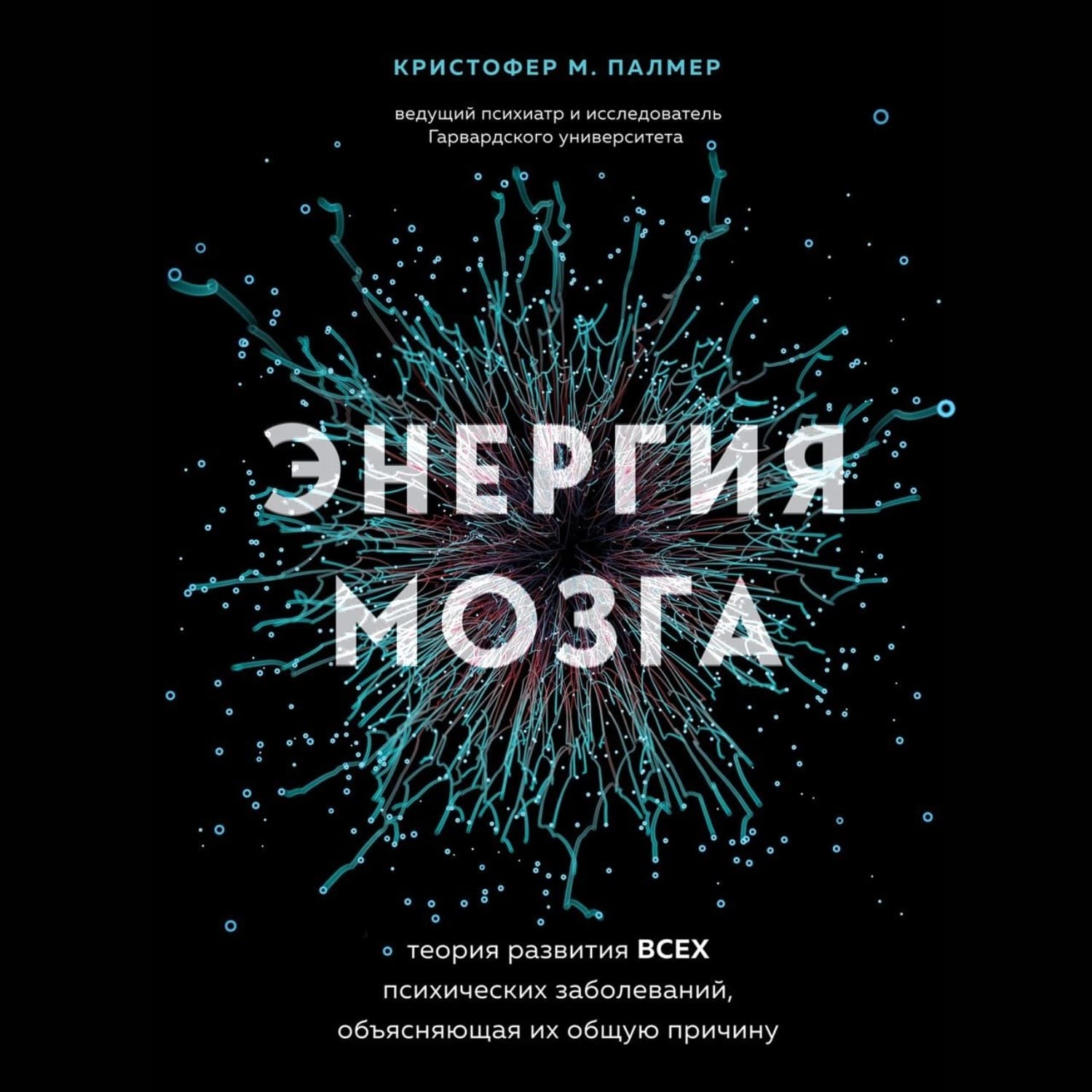 Обложка книги «Энергия мозга. Теория развития всех психических заболеваний, объясняющая их общую причину» — Кристофер М. Палмер