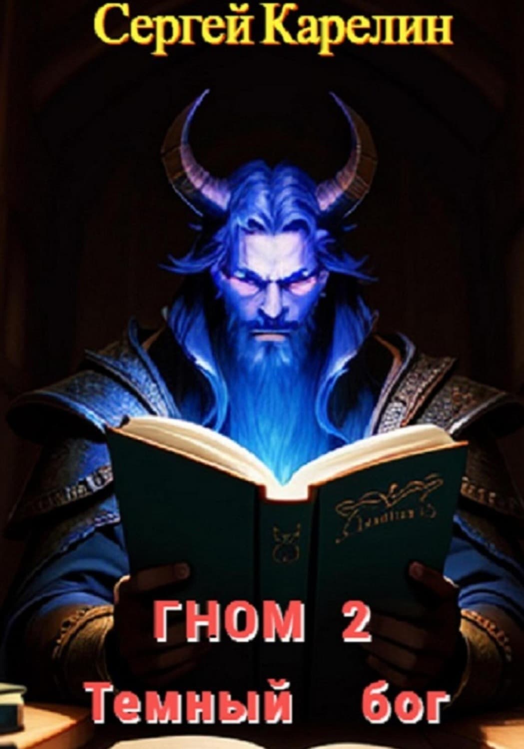 Обложка книги «Гном 2. Темный Бог» — Сергей Карелин