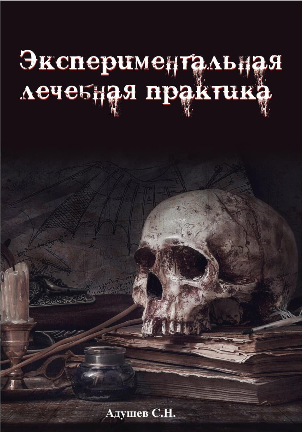 Обложка книги «Экспериментальная лечебная практика» — С.Н. Адушев