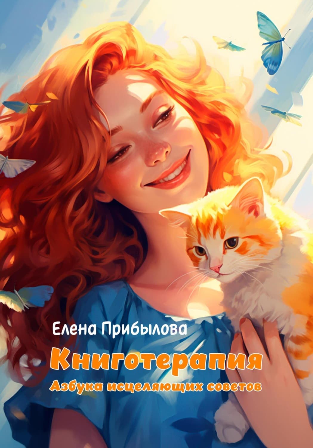 Обложка книги «Книготерапия. Азбука исцеляющих советов» — Елена Прибылова