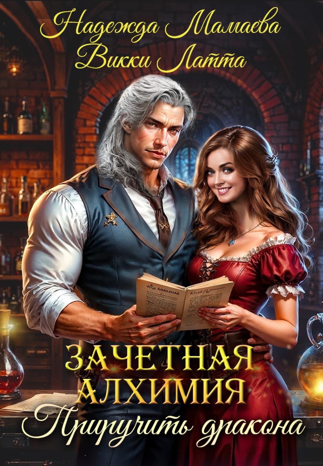Обложка книги «Зачетная алхимия. Приручить дракона» — Викки Латта