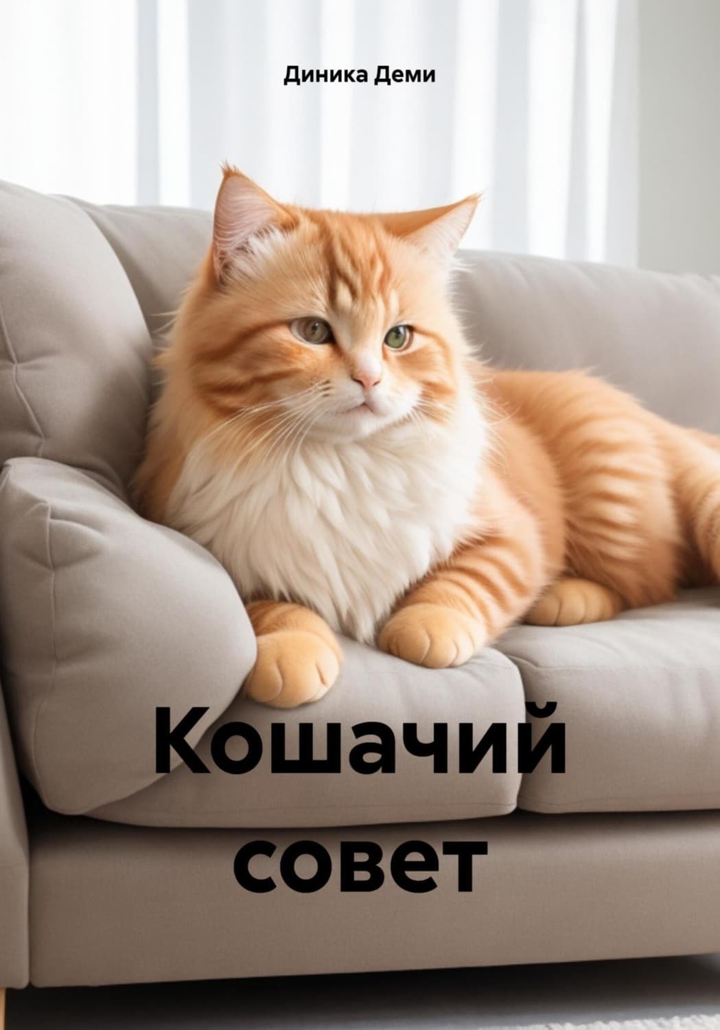 Обложка книги «Кошачий совет» — Диника Деми