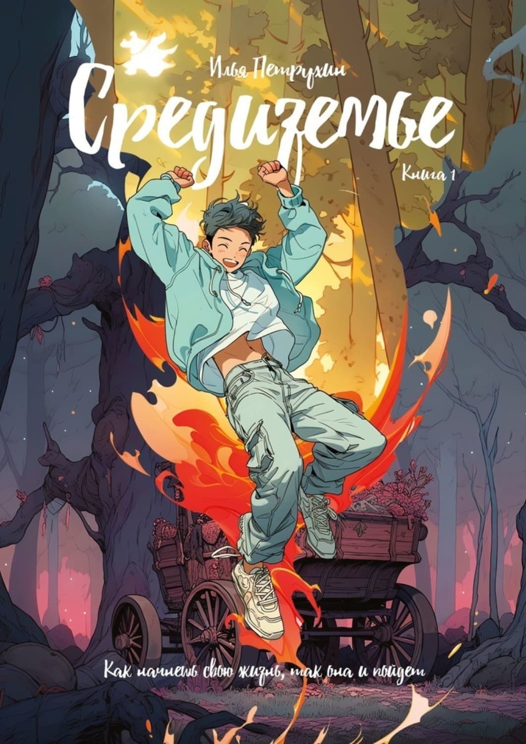 Обложка книги «Средиземье. Книга 1. Как начнешь свою жизнь, так она и пойдет» — Илья Петрухин